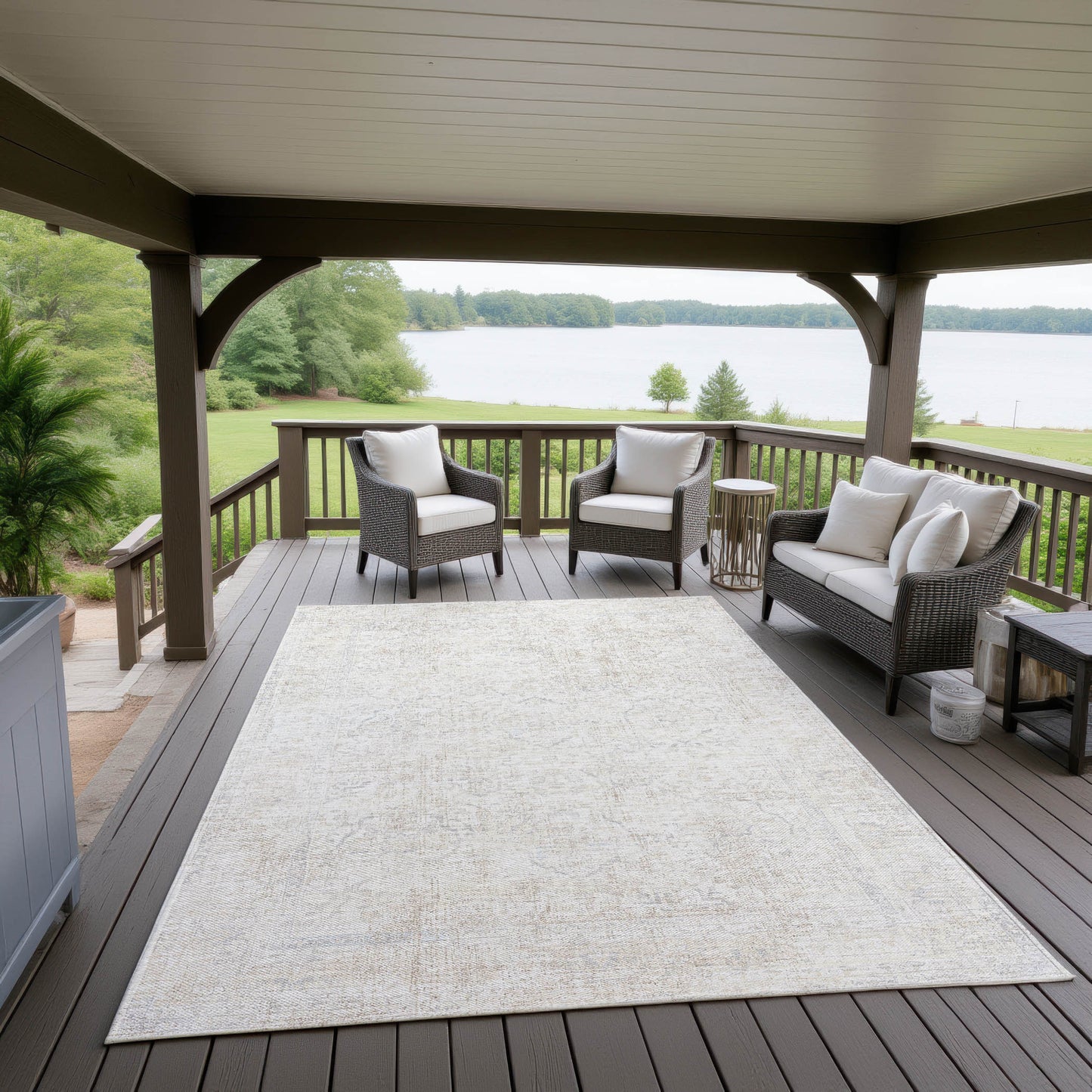 Machine Made Jericho JC3 Pearl - Dalyn Rugs