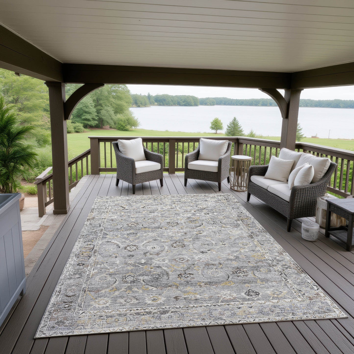 Machine Made Jericho JC4 Silver - Dalyn Rugs