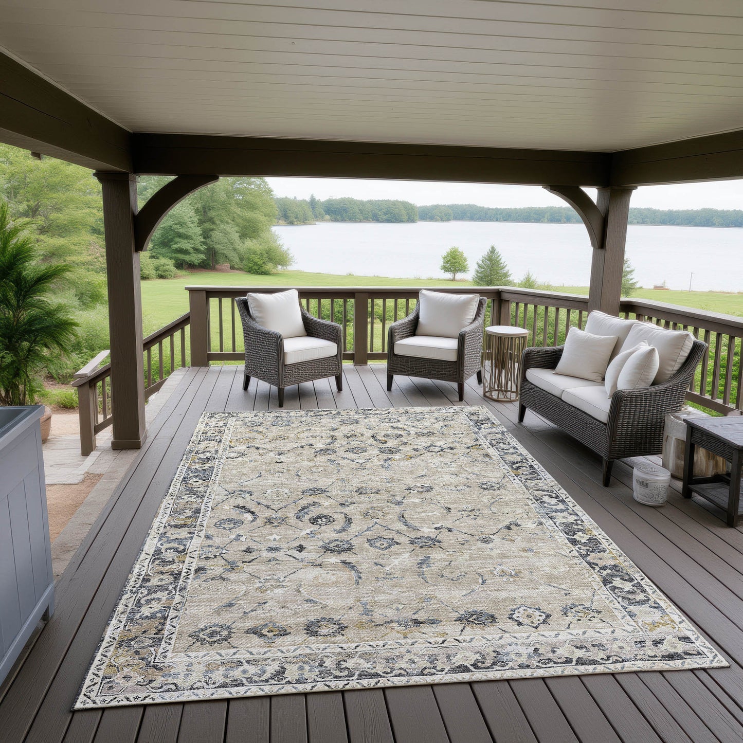 Machine Made Jericho JC4 Taupe - Dalyn Rugs