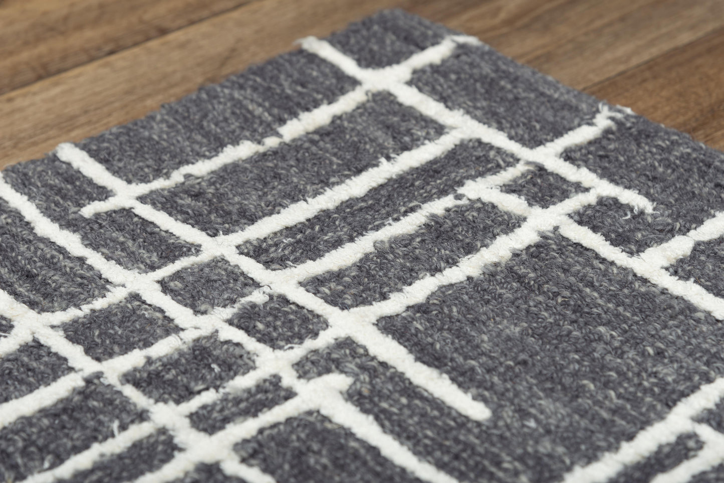 Jazz JZZ971 Charcoal Hand Tufted Rug - Rizzy