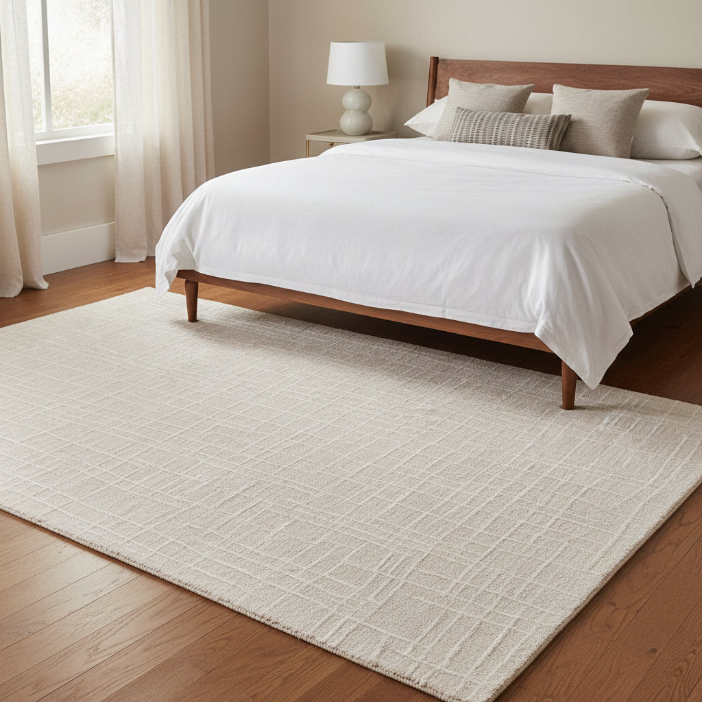 Jazz JZZ973 Ivory Hand-Tufted Rug - Rizzy