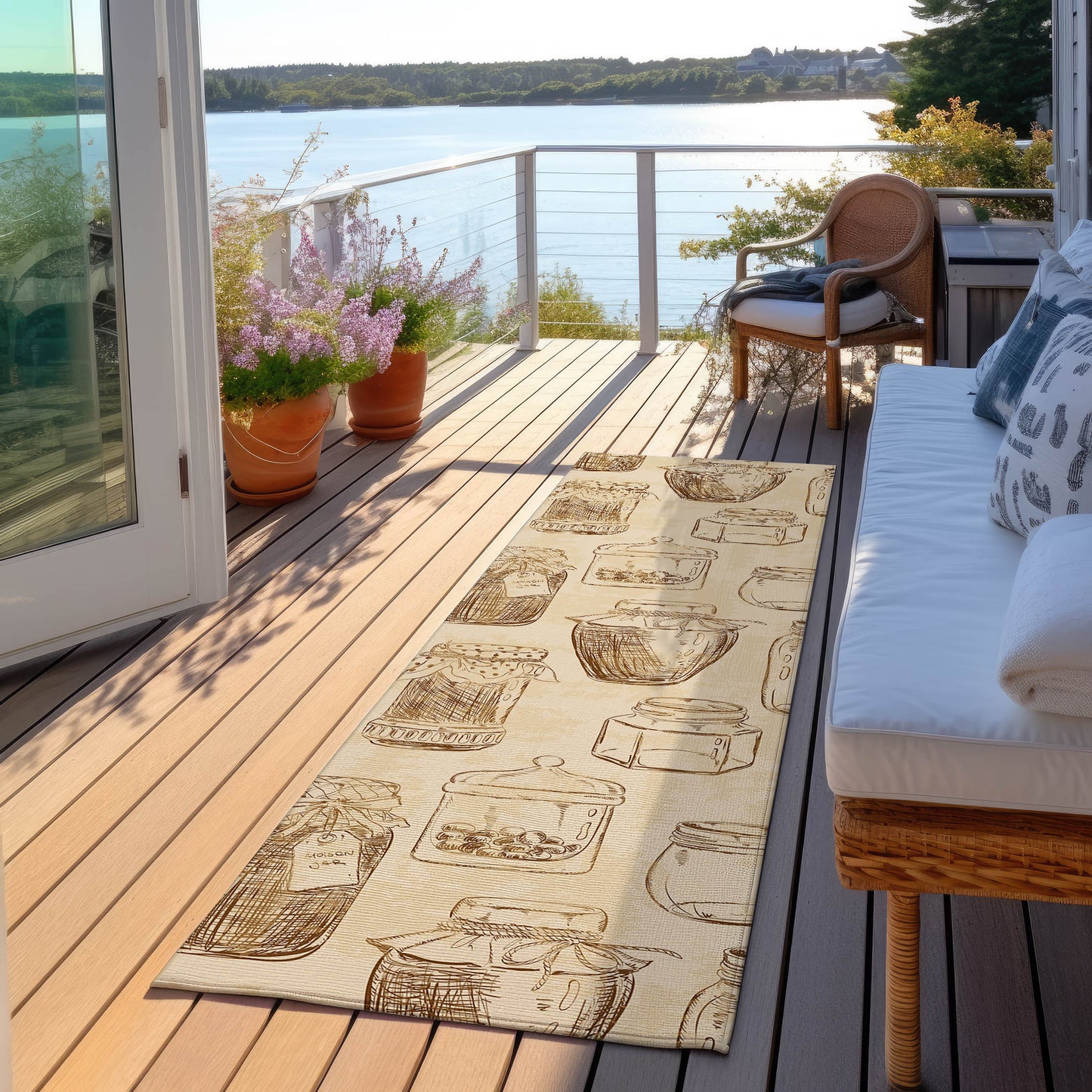 Machine Made Kendall KE18 Parchment - Dalyn Rugs