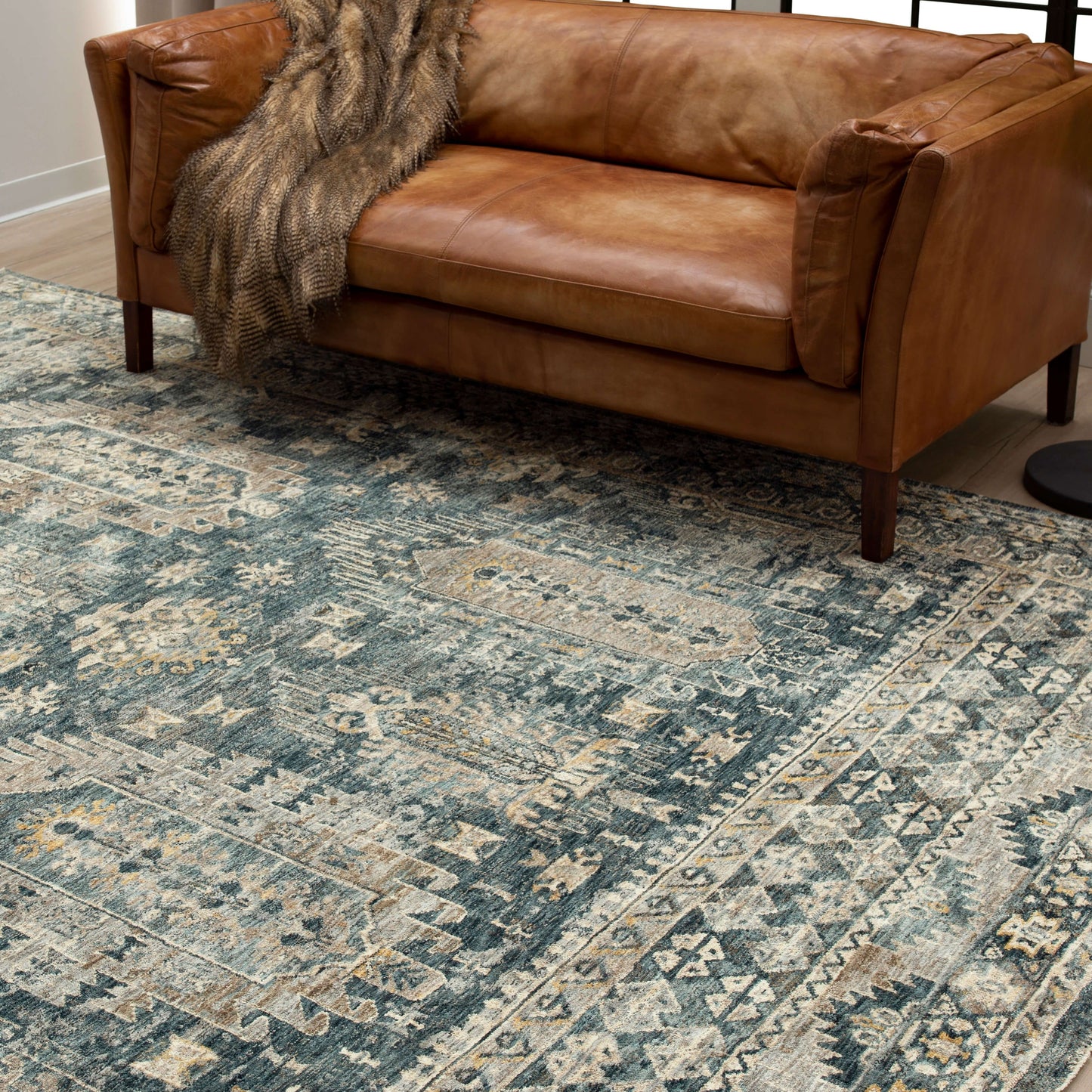 Karamar Blue Area Rug - Karastan