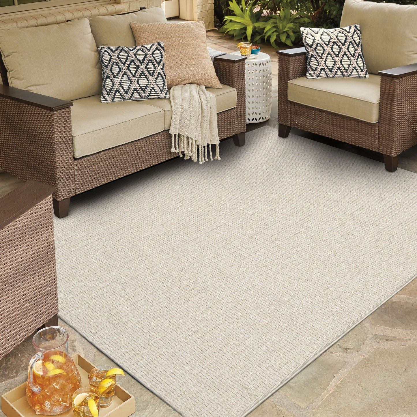 Lanai Cream Area Rug - Karastan