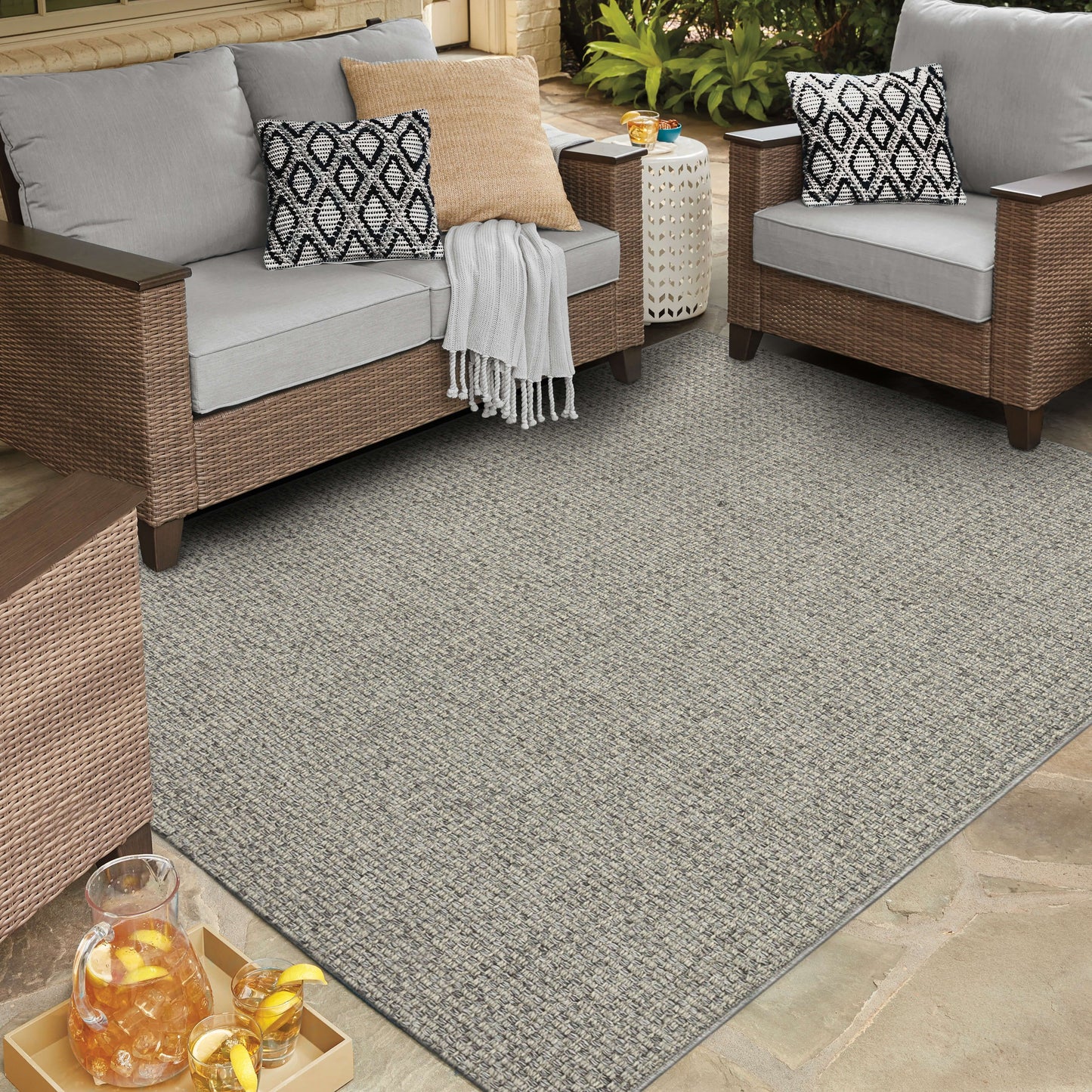 Lanai Grey Area Rug - Karastan