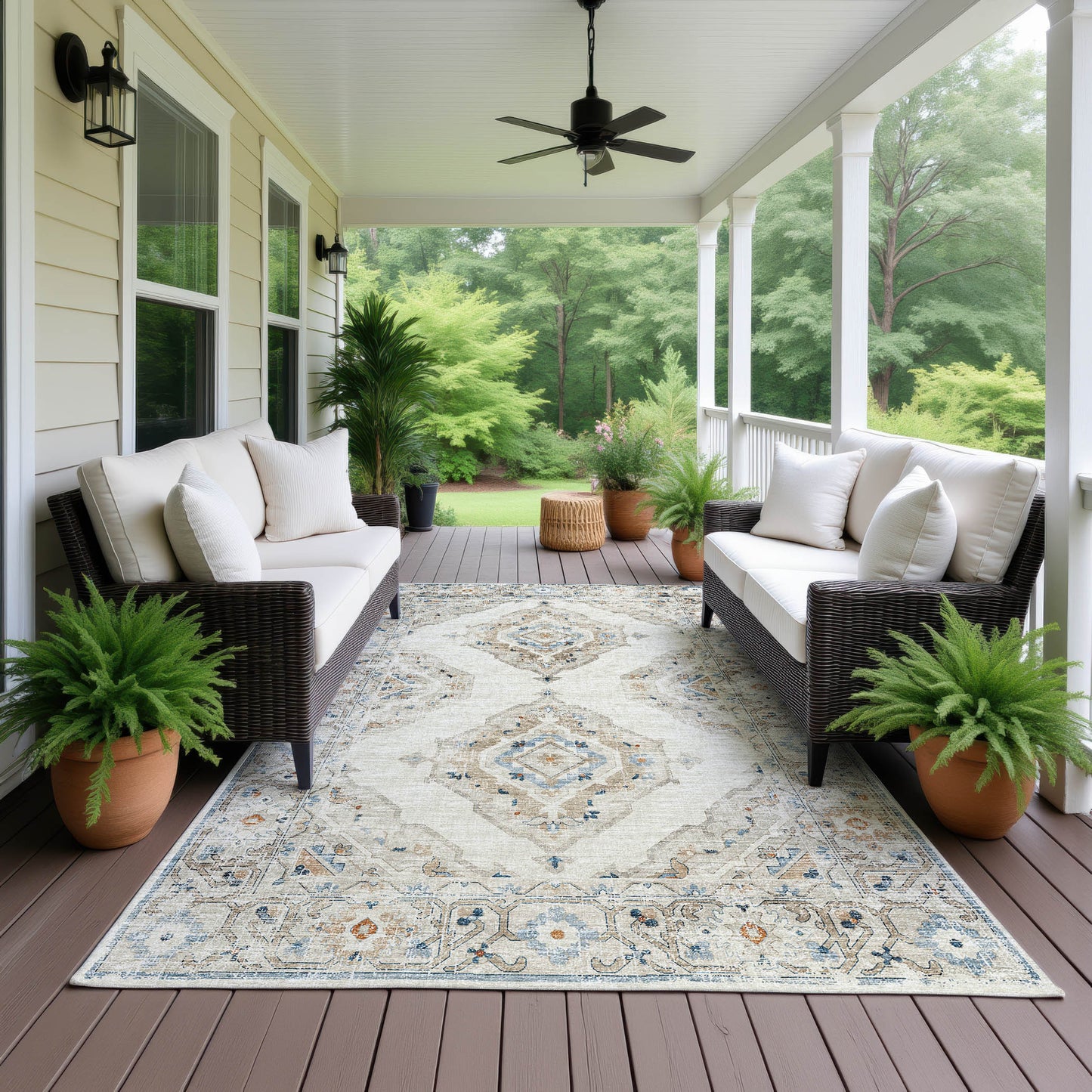 Machine Made Marbella MB1 Ivory - Dalyn Rugs