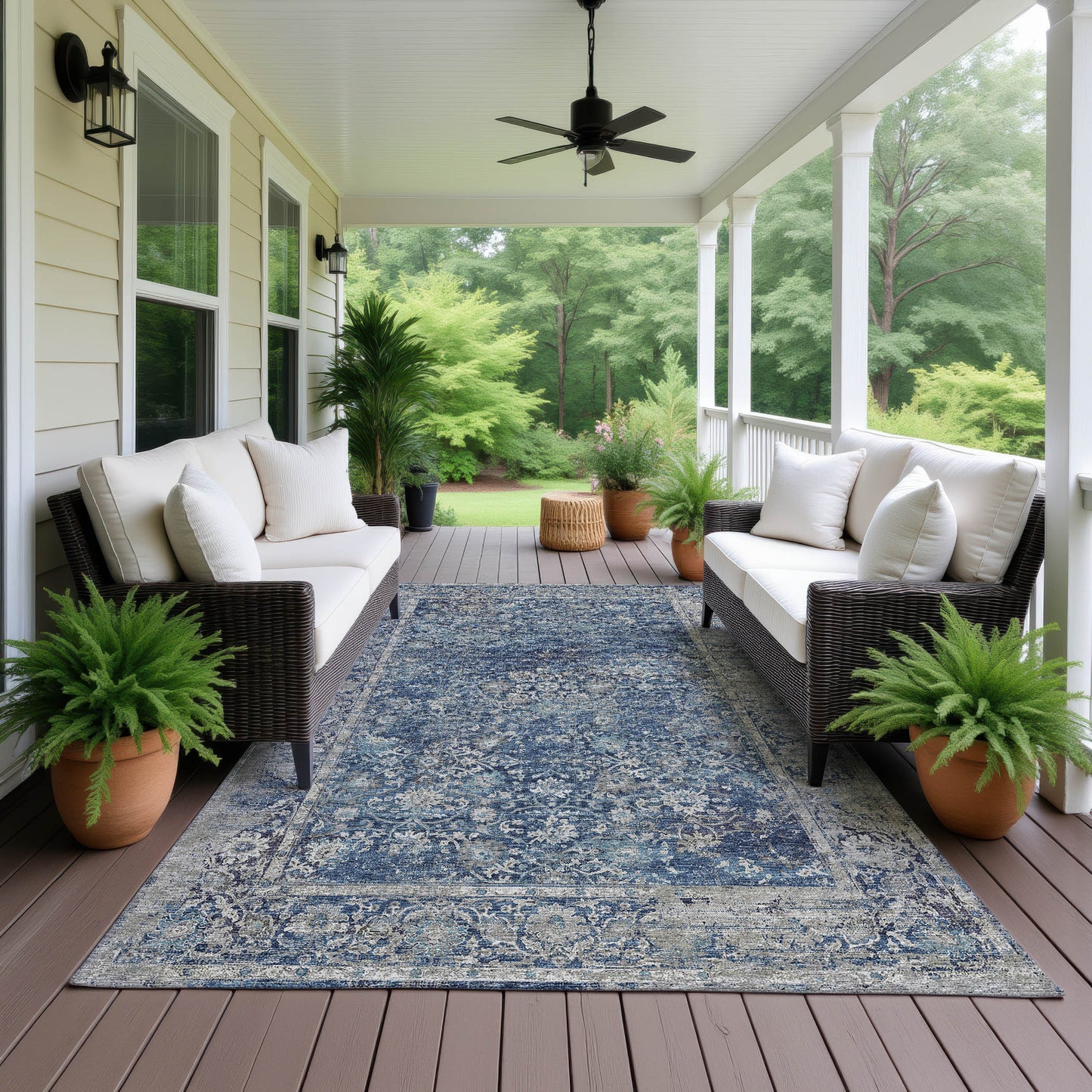 Machine Made Marbella MB2 Navy - Dalyn Rugs