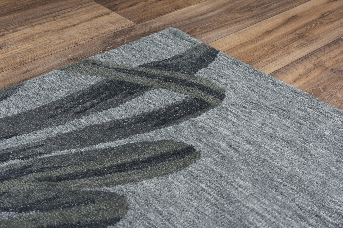Miramar MIR967 Gray Hand-Tufted Rug - Rizzy