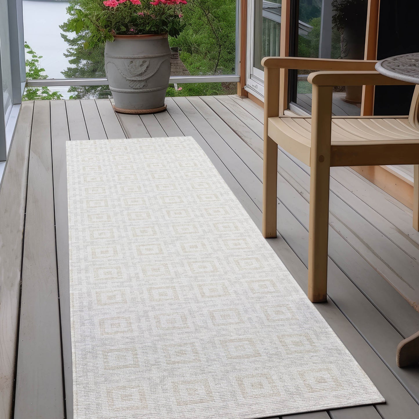 Machine Made Marlo MO1 Linen - Dalyn Rugs