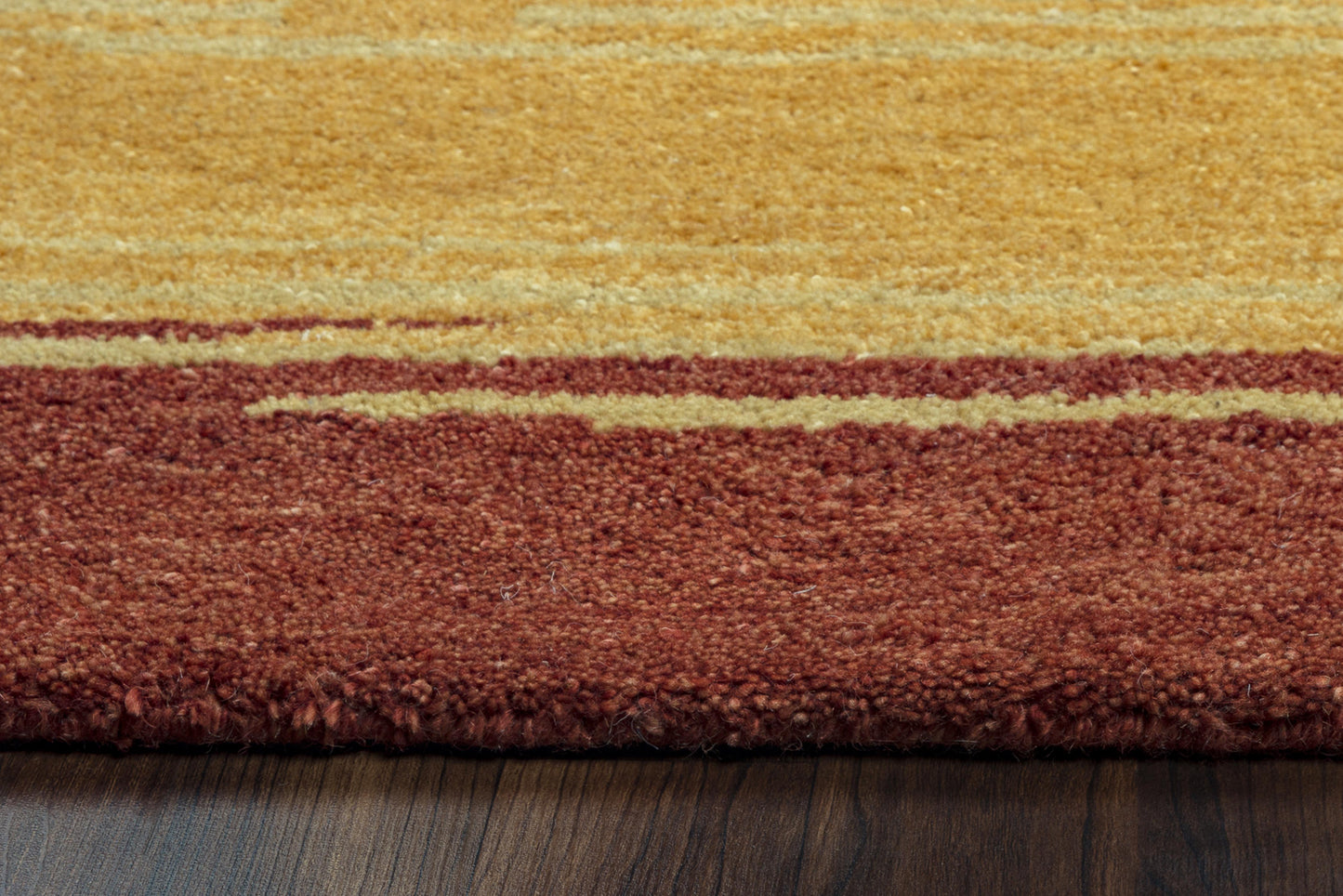 Mojave MV3163 Gold/Orange Hand-Tufted Rug - Rizzy