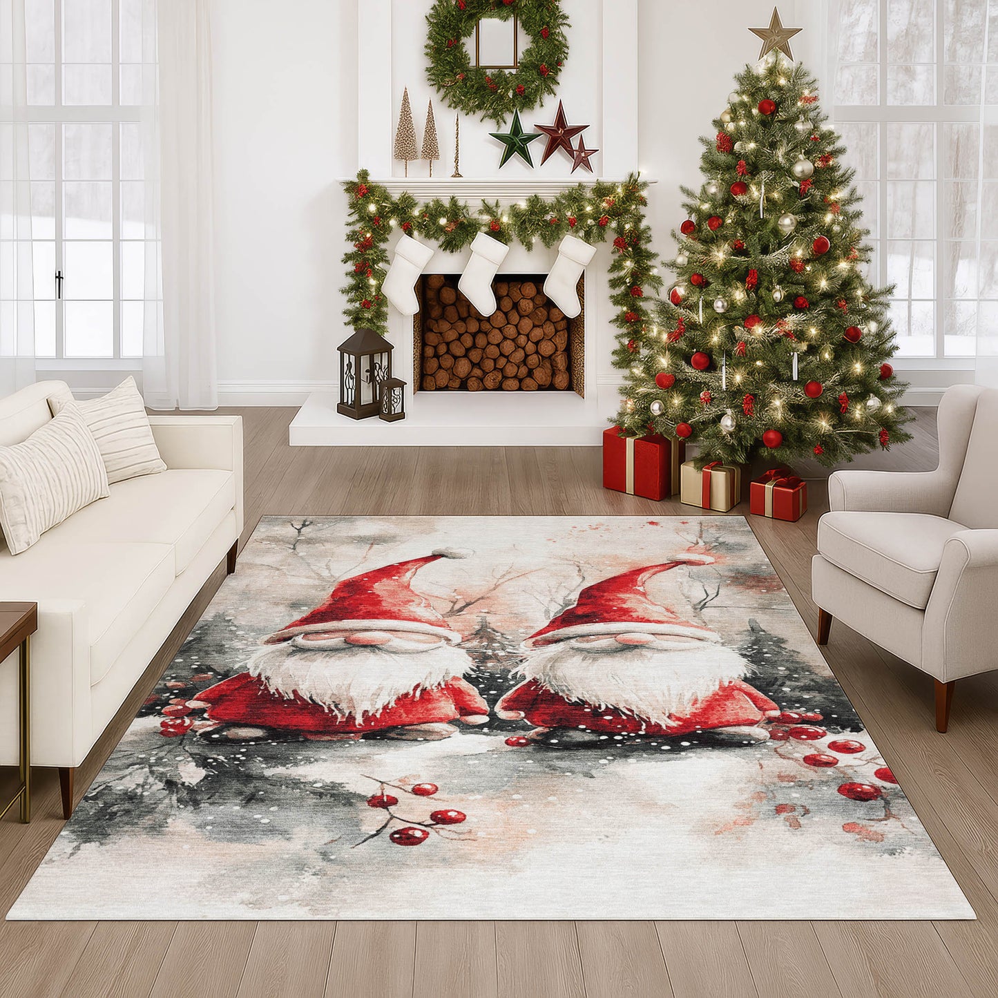 Machine Made Merry & Bright MY16 Ivory - Dalyn Rugs