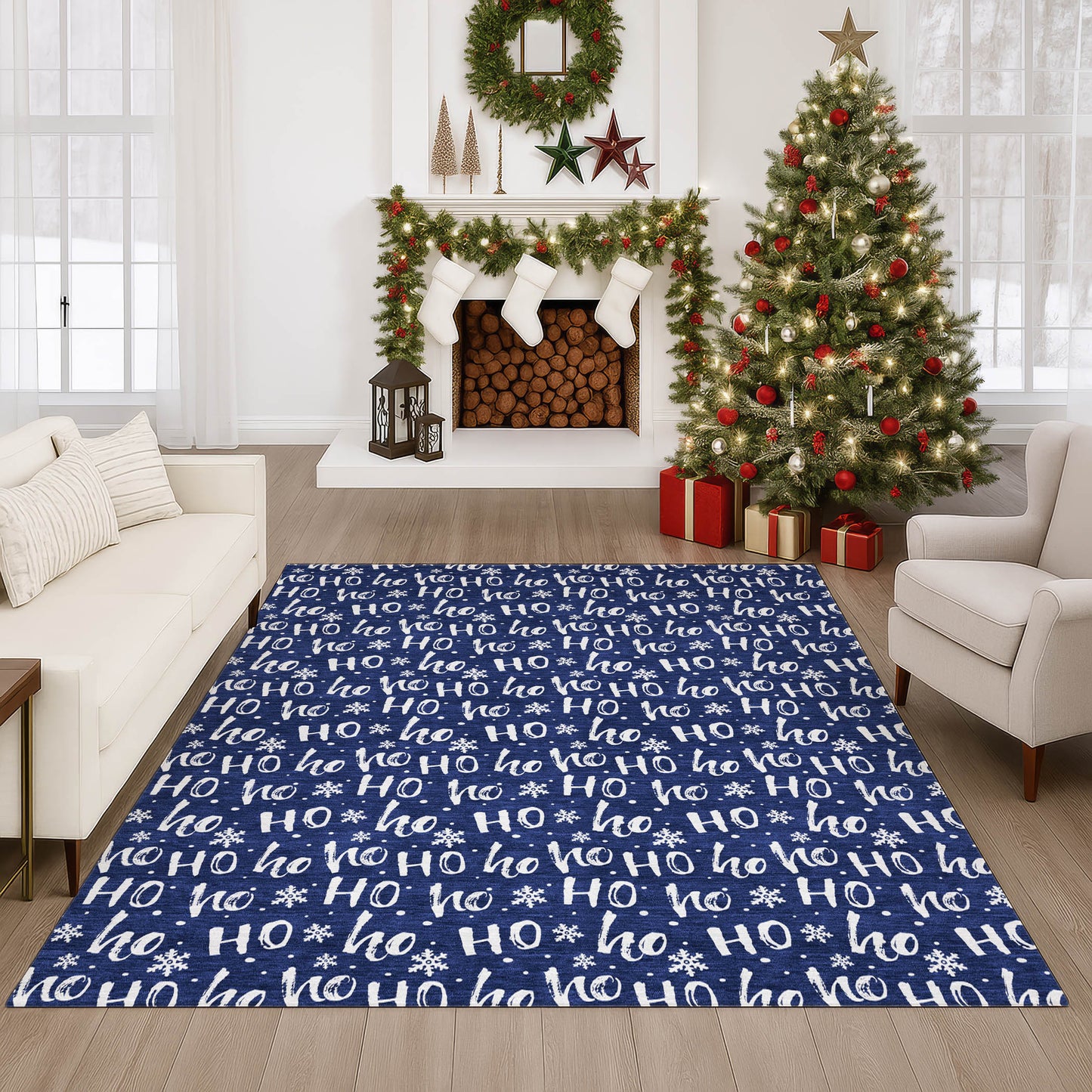 Machine Made Merry & Bright MY22 Navy - Dalyn Rugs