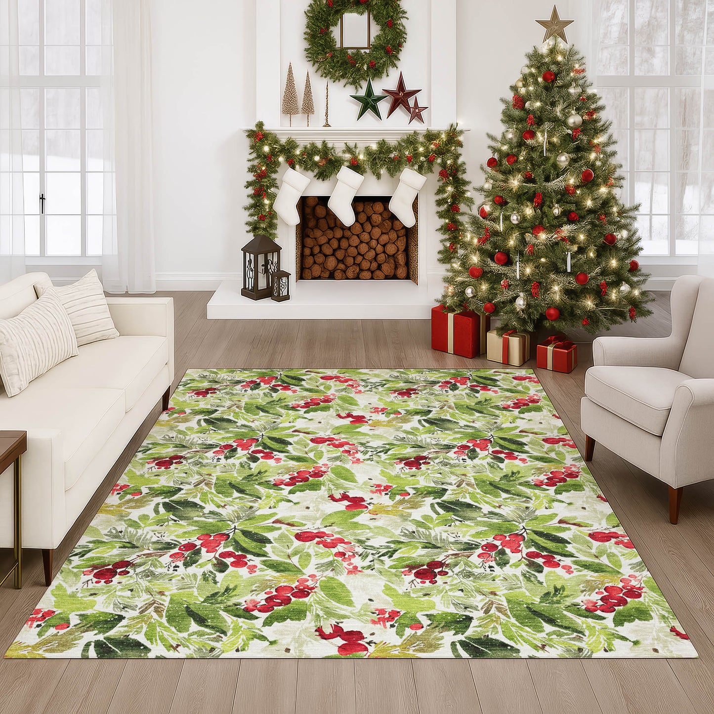 Machine Made Merry & Bright MY24 Aloe - Dalyn Rugs