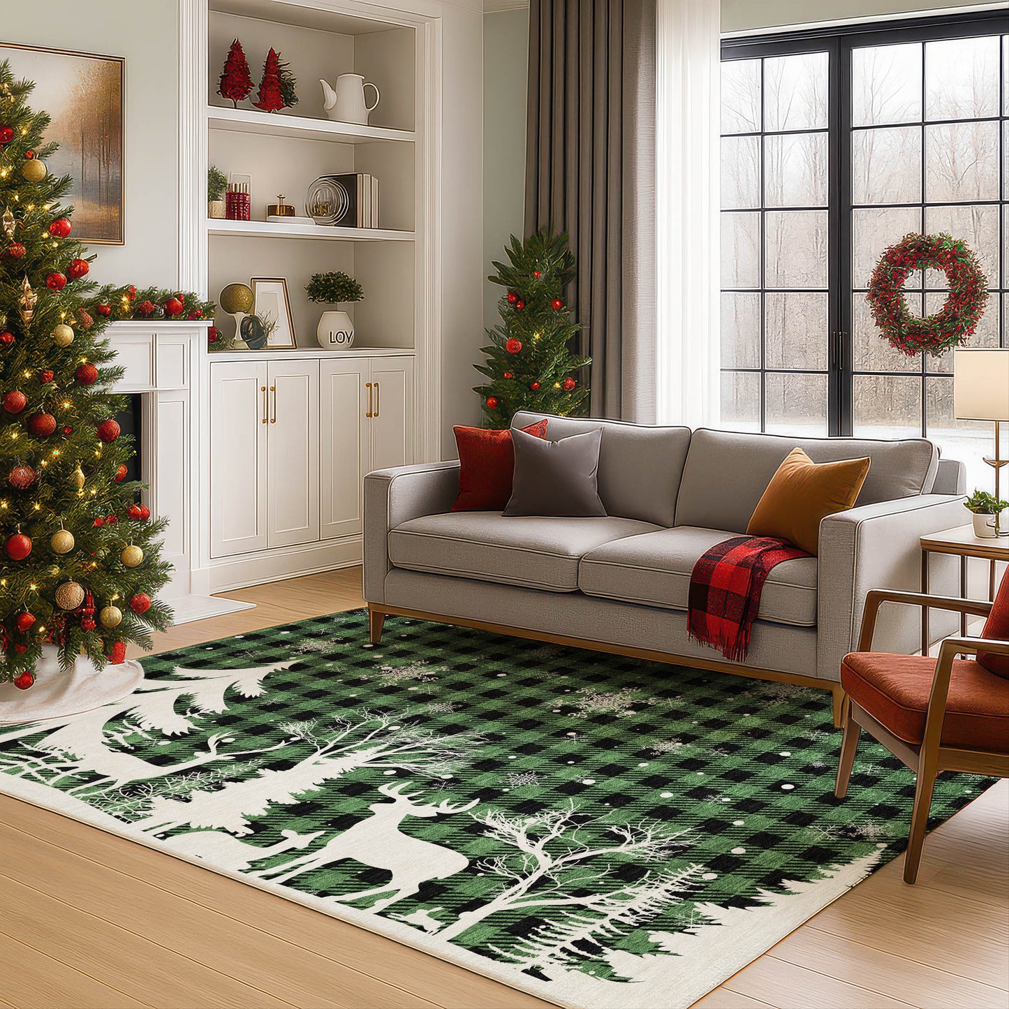 Machine Made Merry & Bright MY26 Green - Dalyn Rugs