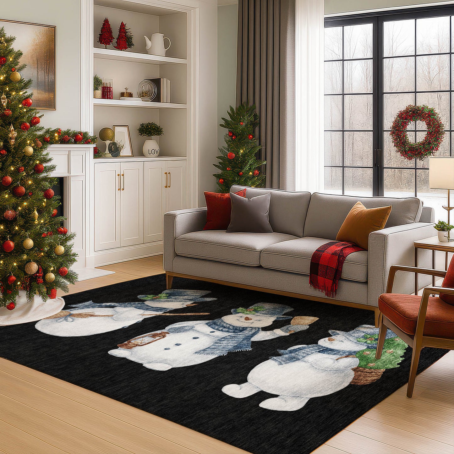 Machine Made Merry & Bright MY28 Black - Dalyn Rugs