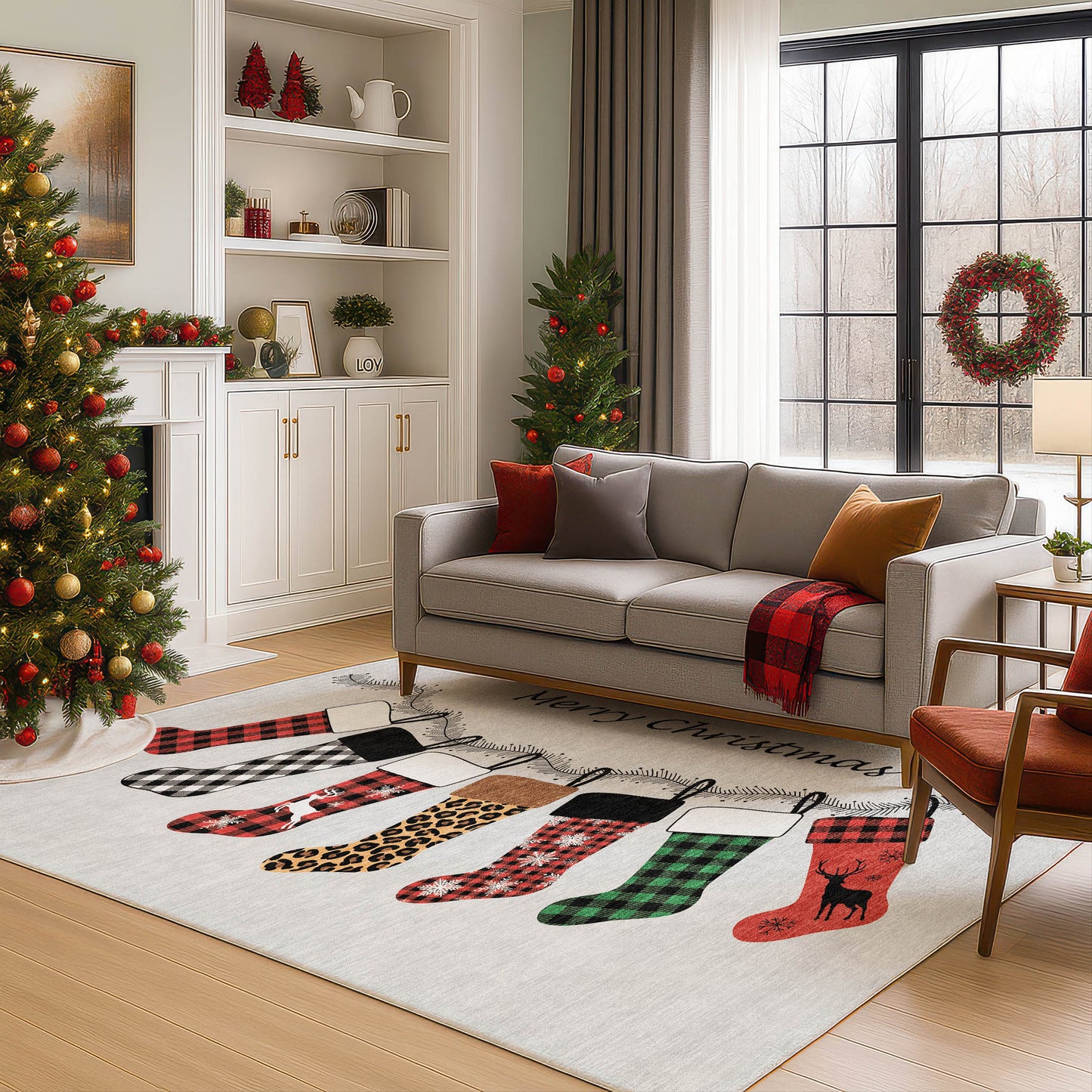 Machine Made Merry & Bright MY5 Silver - Dalyn Rugs