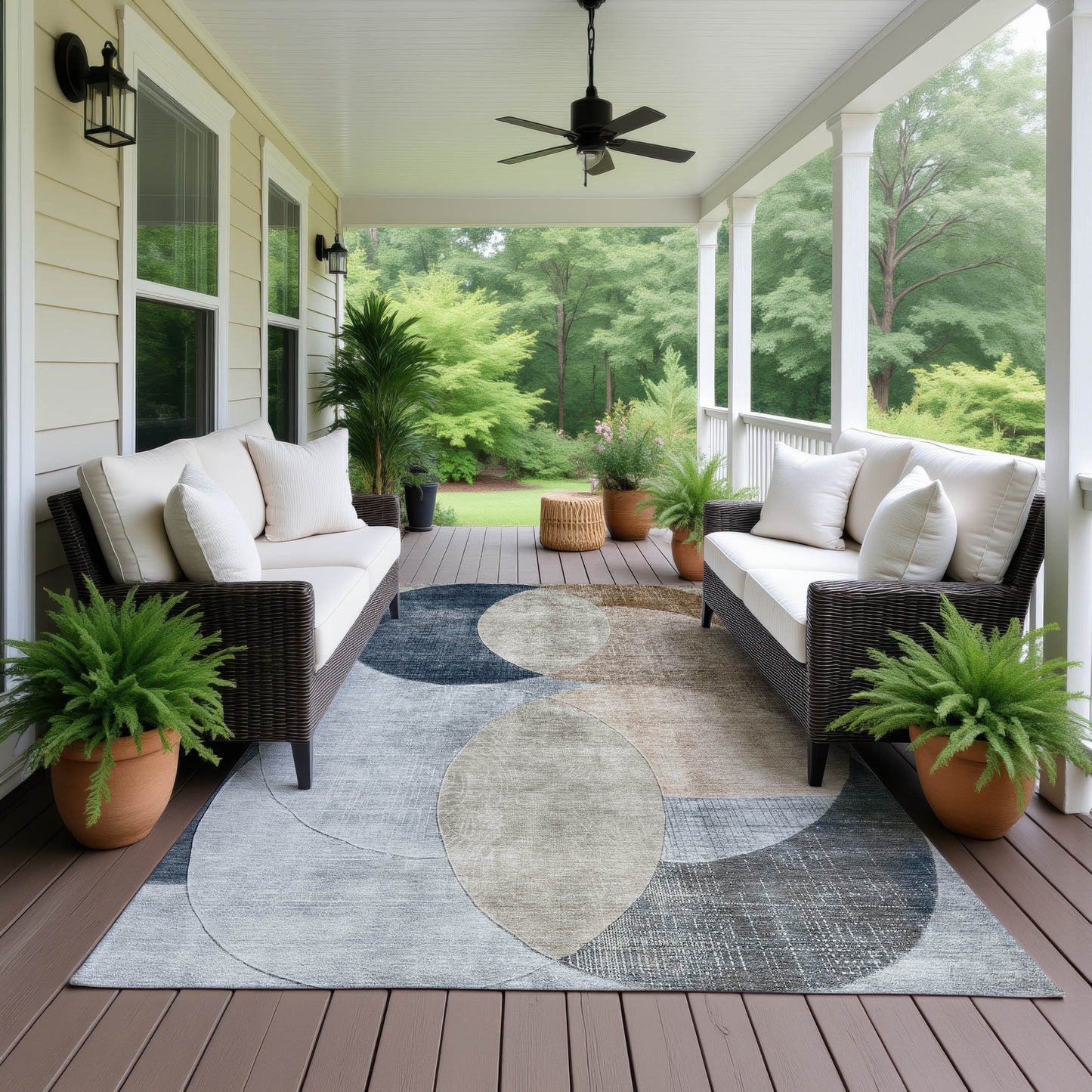 Machine Made Neo NO13 Sky - Dalyn Rugs