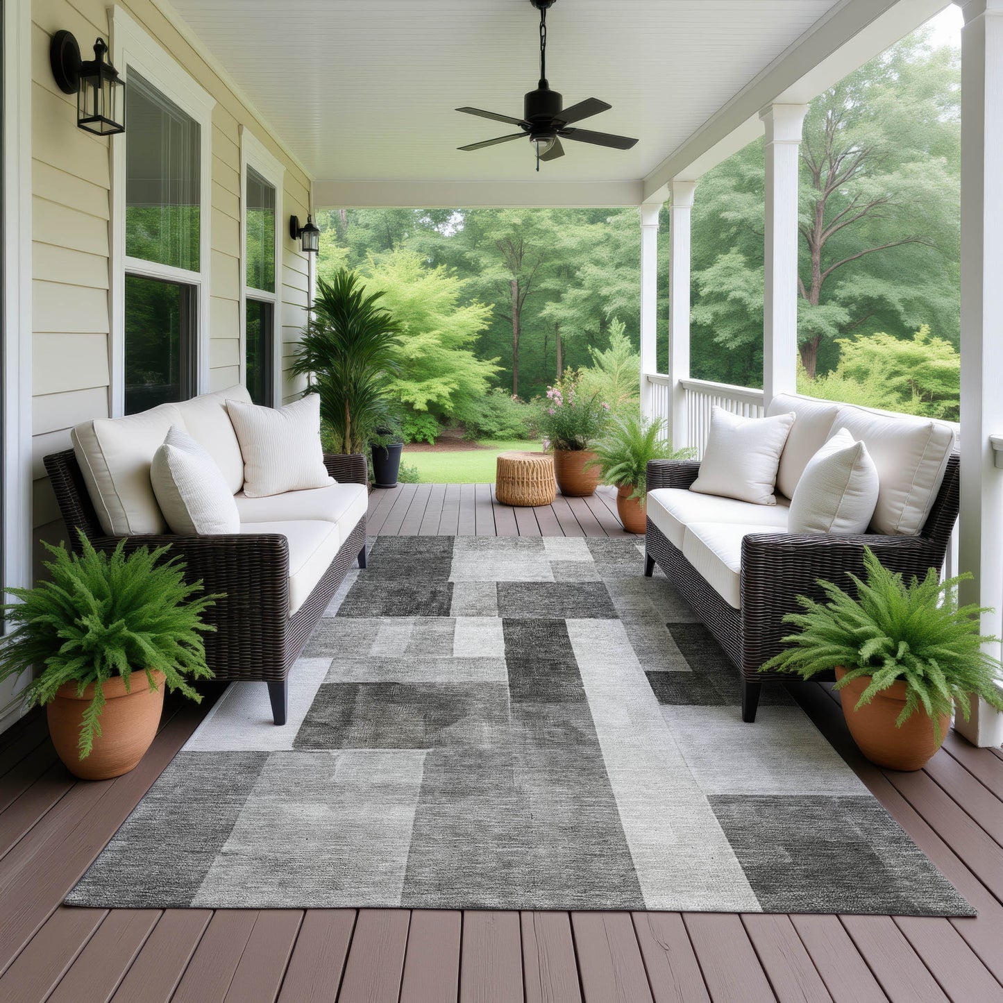 Machine Made Neo NO15 Pewter - Dalyn Rugs