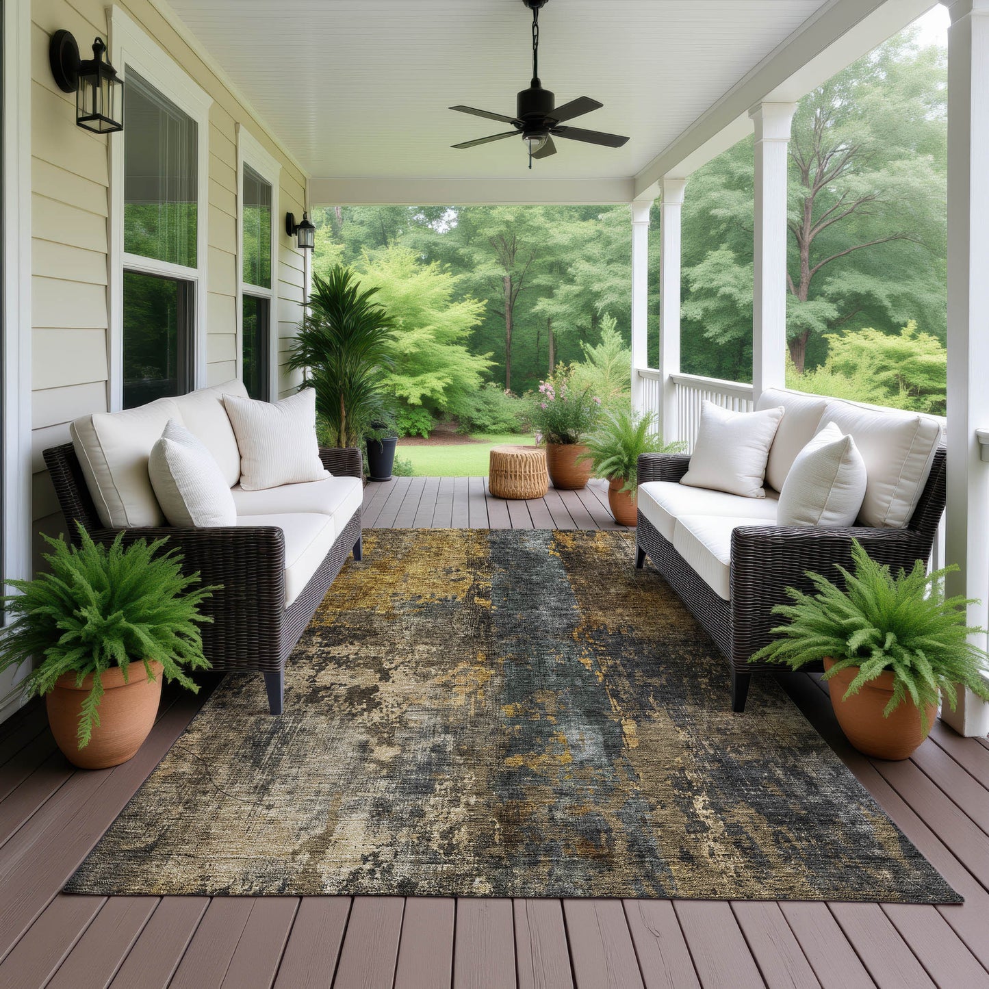 Machine Made Nouveau NV12 Gray - Dalyn Rugs