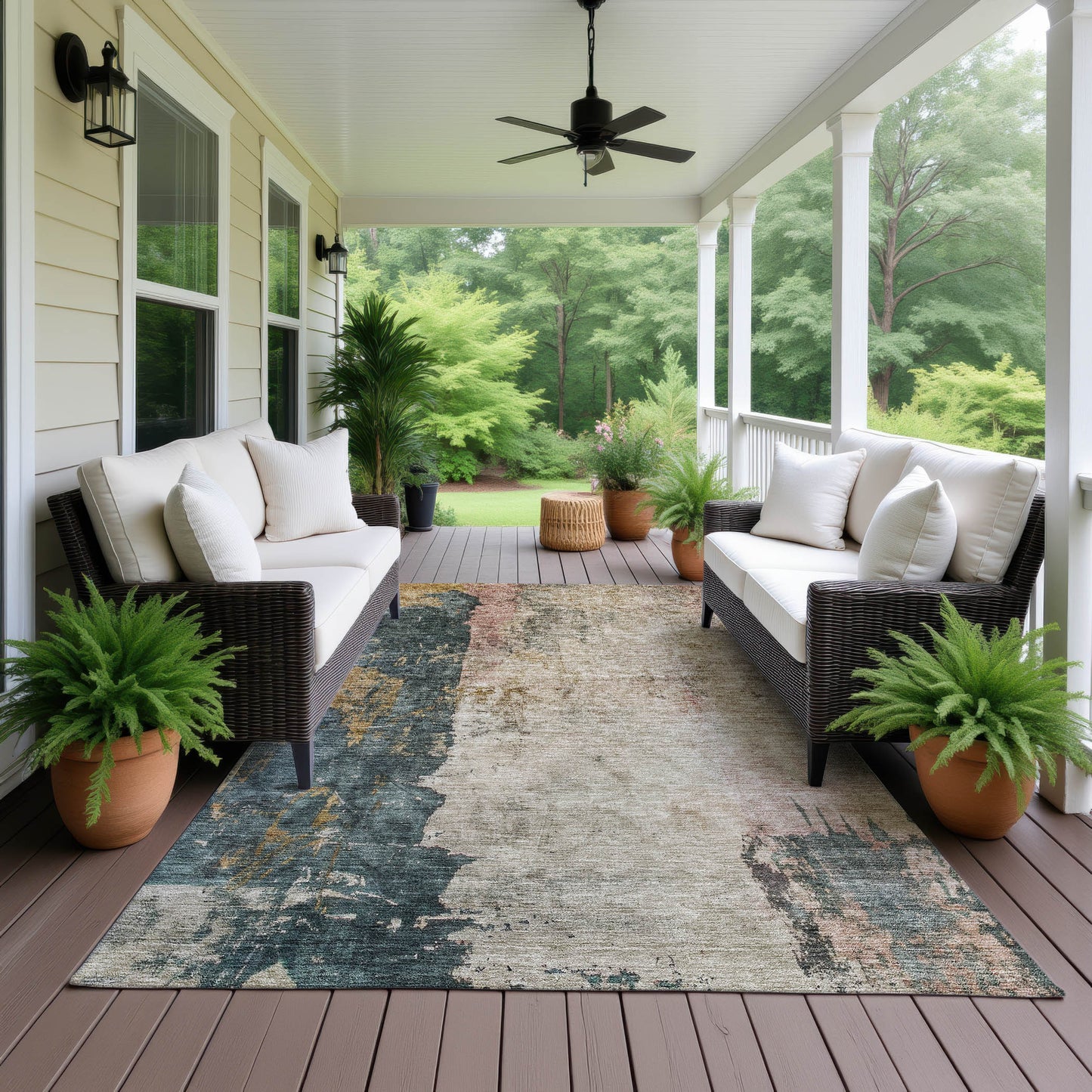 Machine Made Nouveau NV15 Taupe - Dalyn Rugs