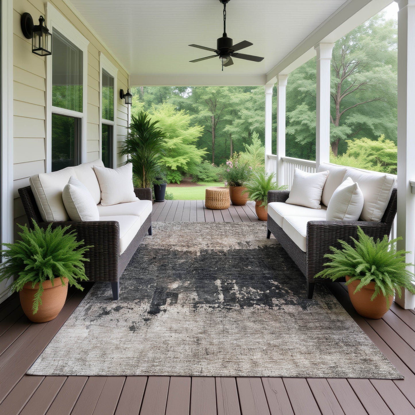 Machine Made Nouveau NV23 Taupe - Dalyn Rugs