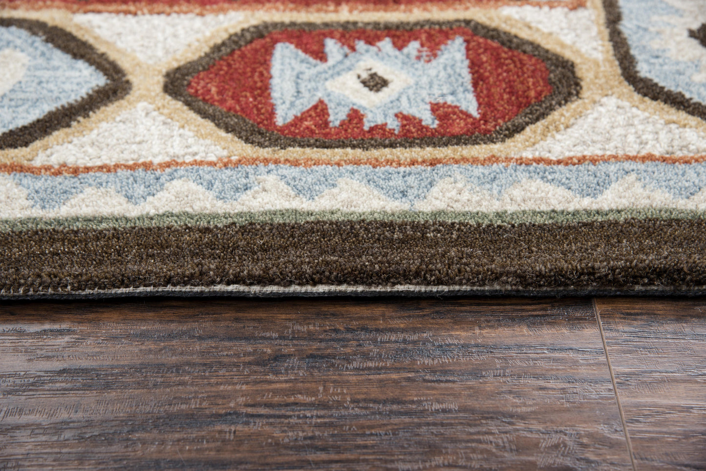 Northwoods NWD102 Brown Hand-Tufted Rug - Rizzy