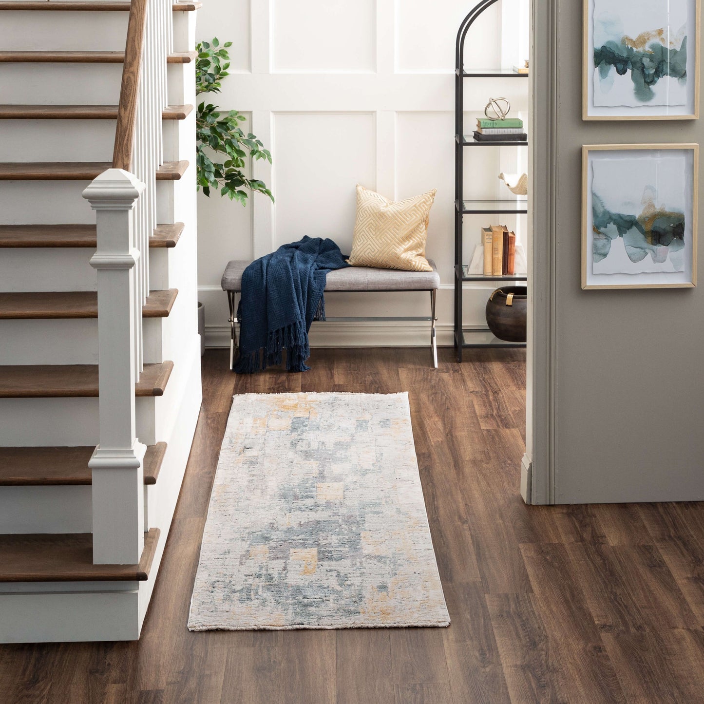 Nostalgic Blue Area Rug - Karastan