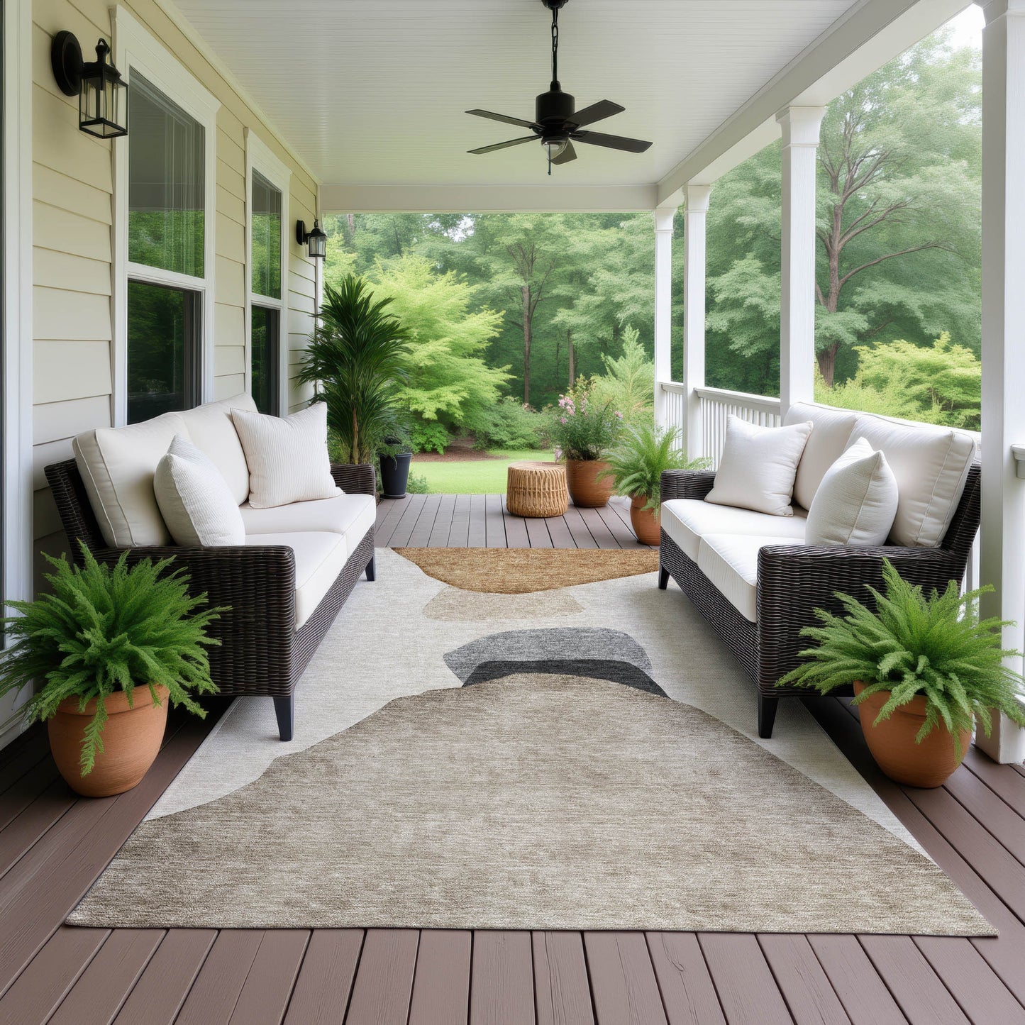 Machine Made Odyssey OY17 Taupe - Dalyn Rugs