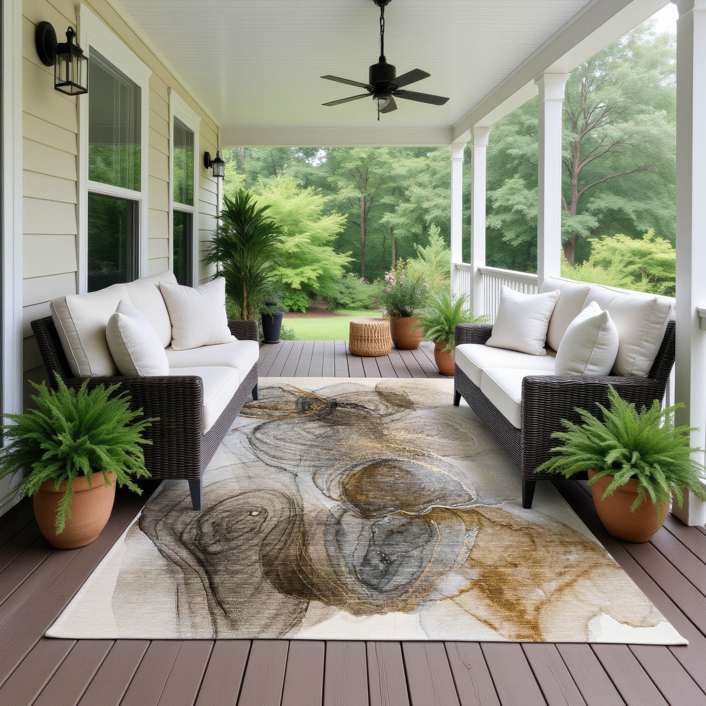Machine Made Odyssey OY9 Beige - Dalyn Rugs