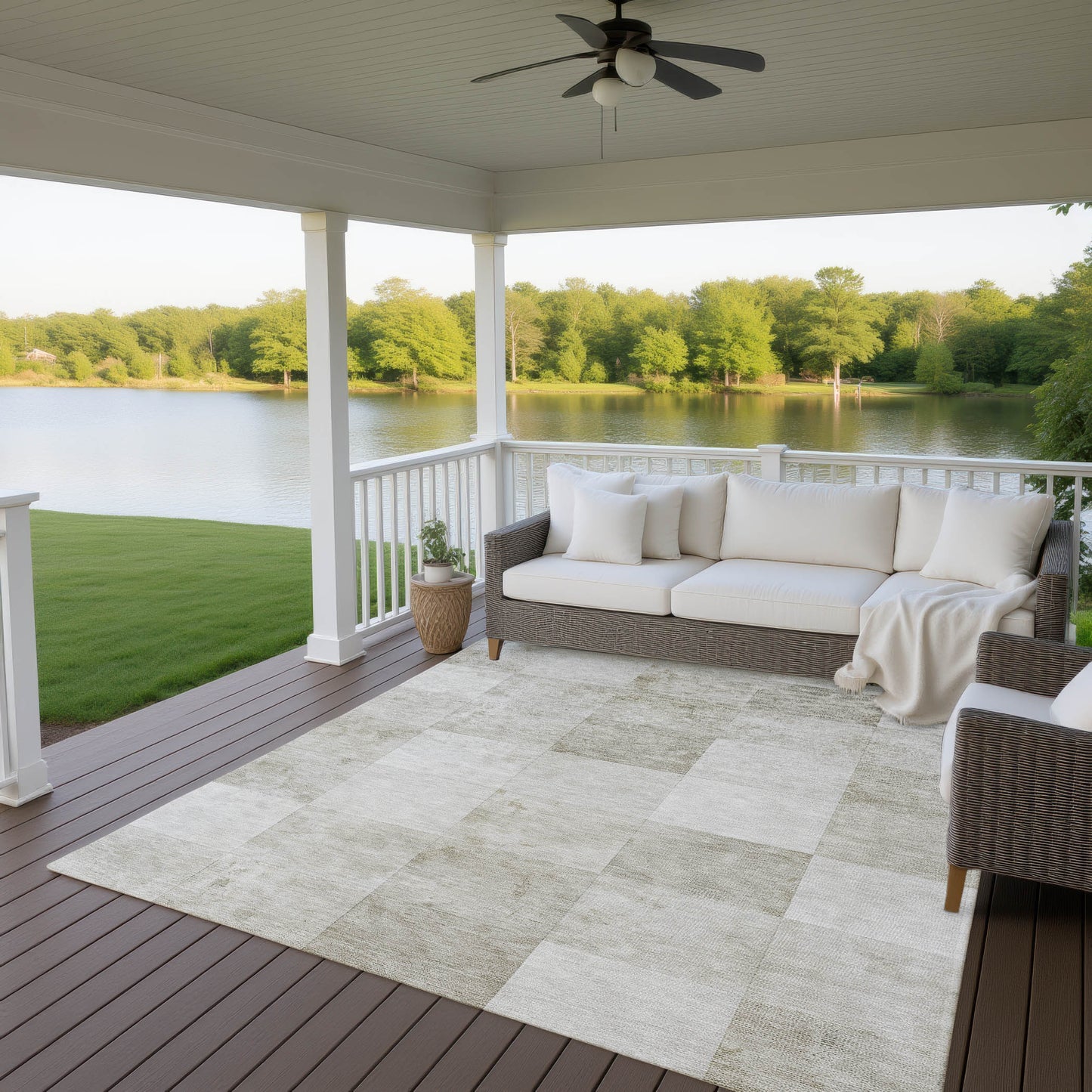 Machine Made Pacifica PA10 Beige - Dalyn Rugs