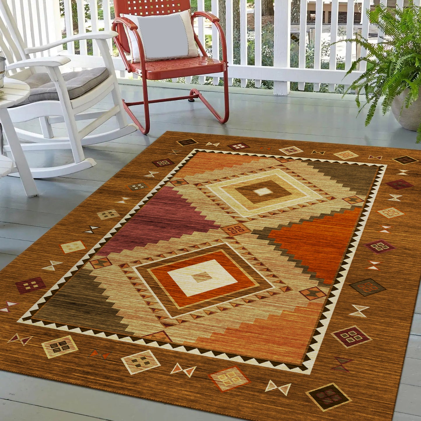 Machine Made Phoenix PH2 Walnut - Dalyn Rugs
