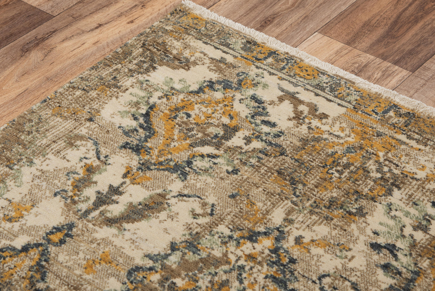 Platinum PNM101 Beige/Brown Hybrid Rug - Rizzy