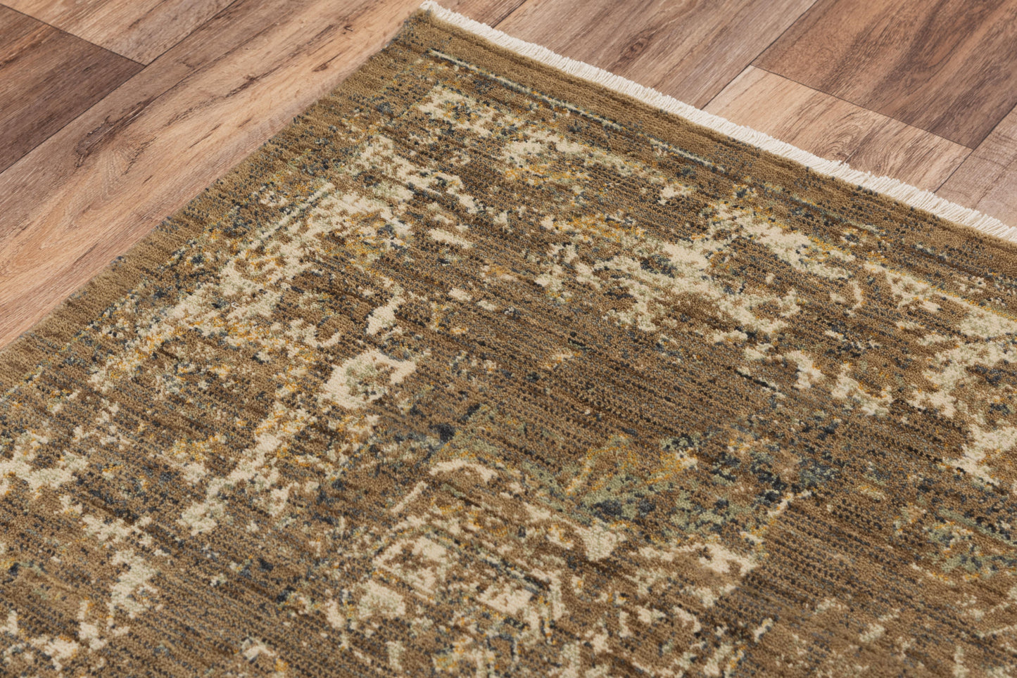 Platinum PNM103 Brown/Beige Hybrid Rug - Rizzy