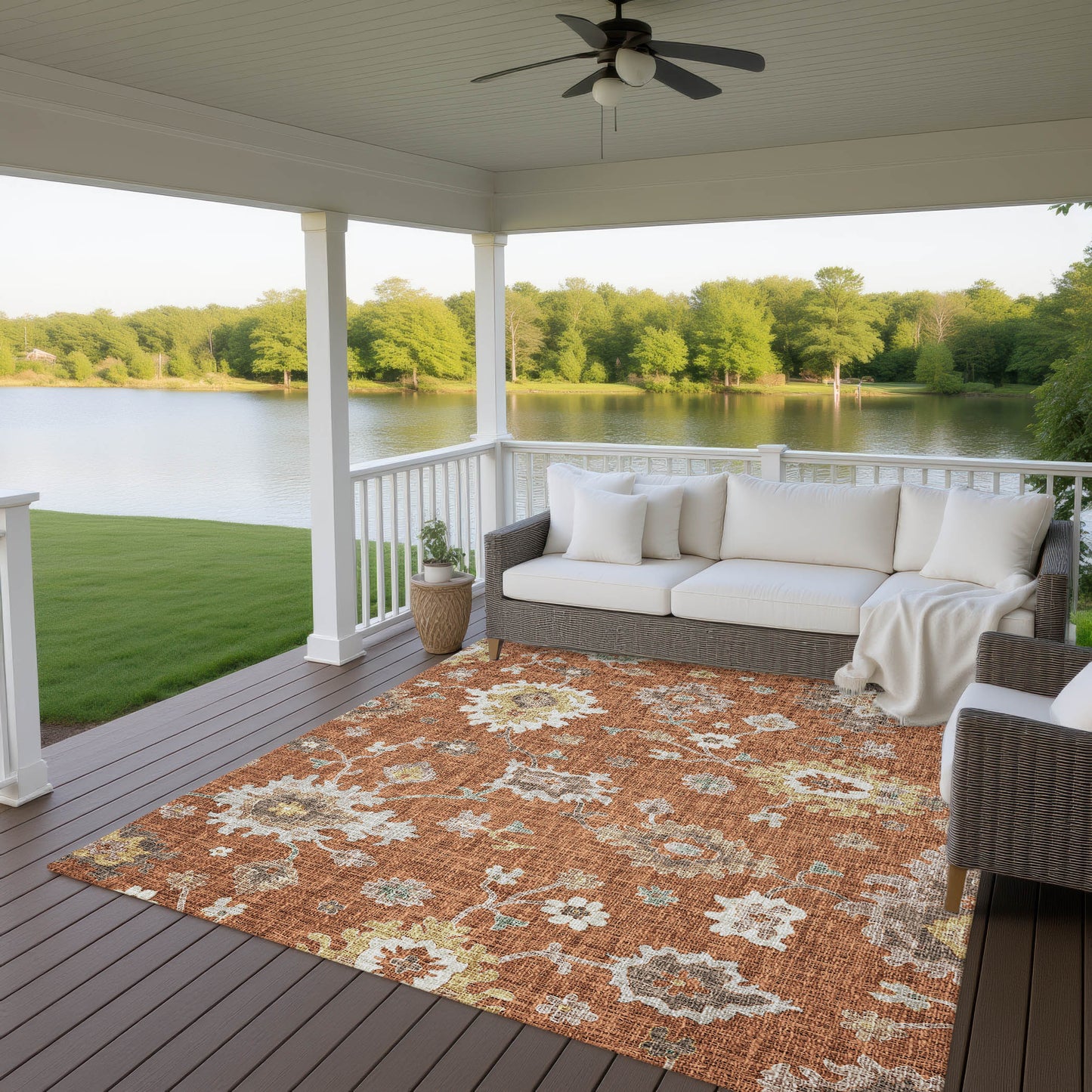 Machine Made Portico PO6 Paprika - Dalyn Rugs