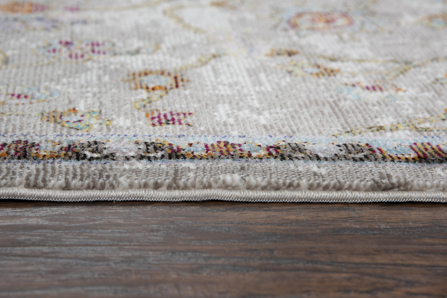Princeton PRI103 Beige/Cream Machine-Made Rug - Rizzy