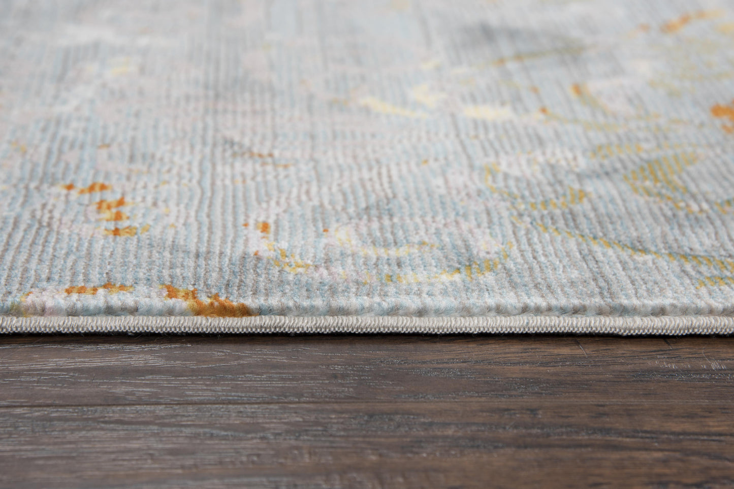 Princeton PRI106 Blue/Gray Machine-Made Rug - Rizzy