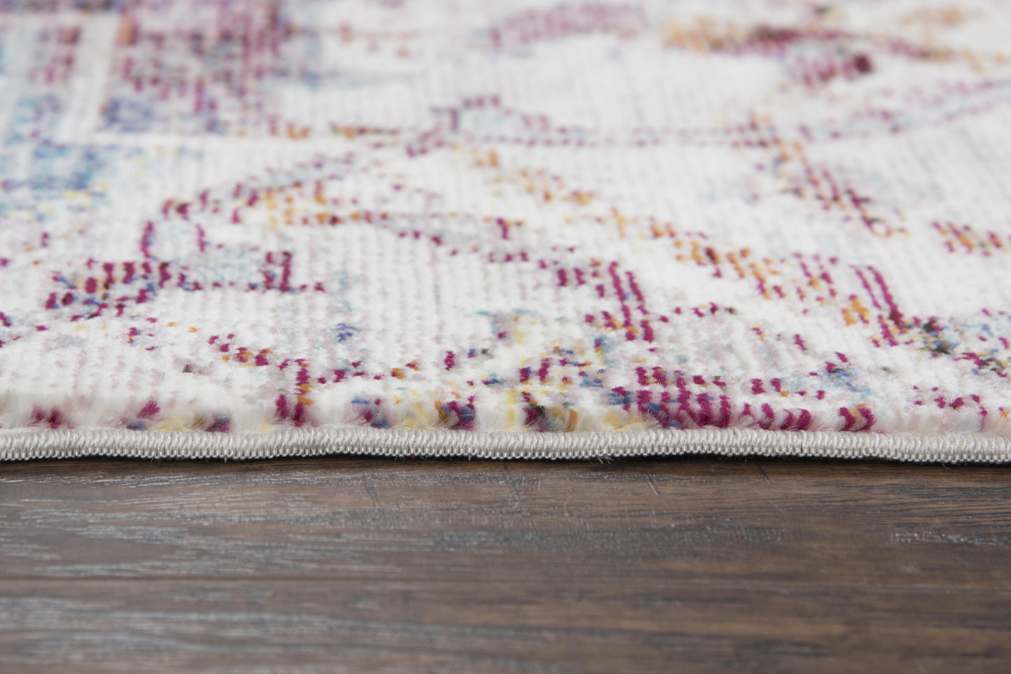Princeton PRI110 Cream/Blue Machine-Made Rug - Rizzy