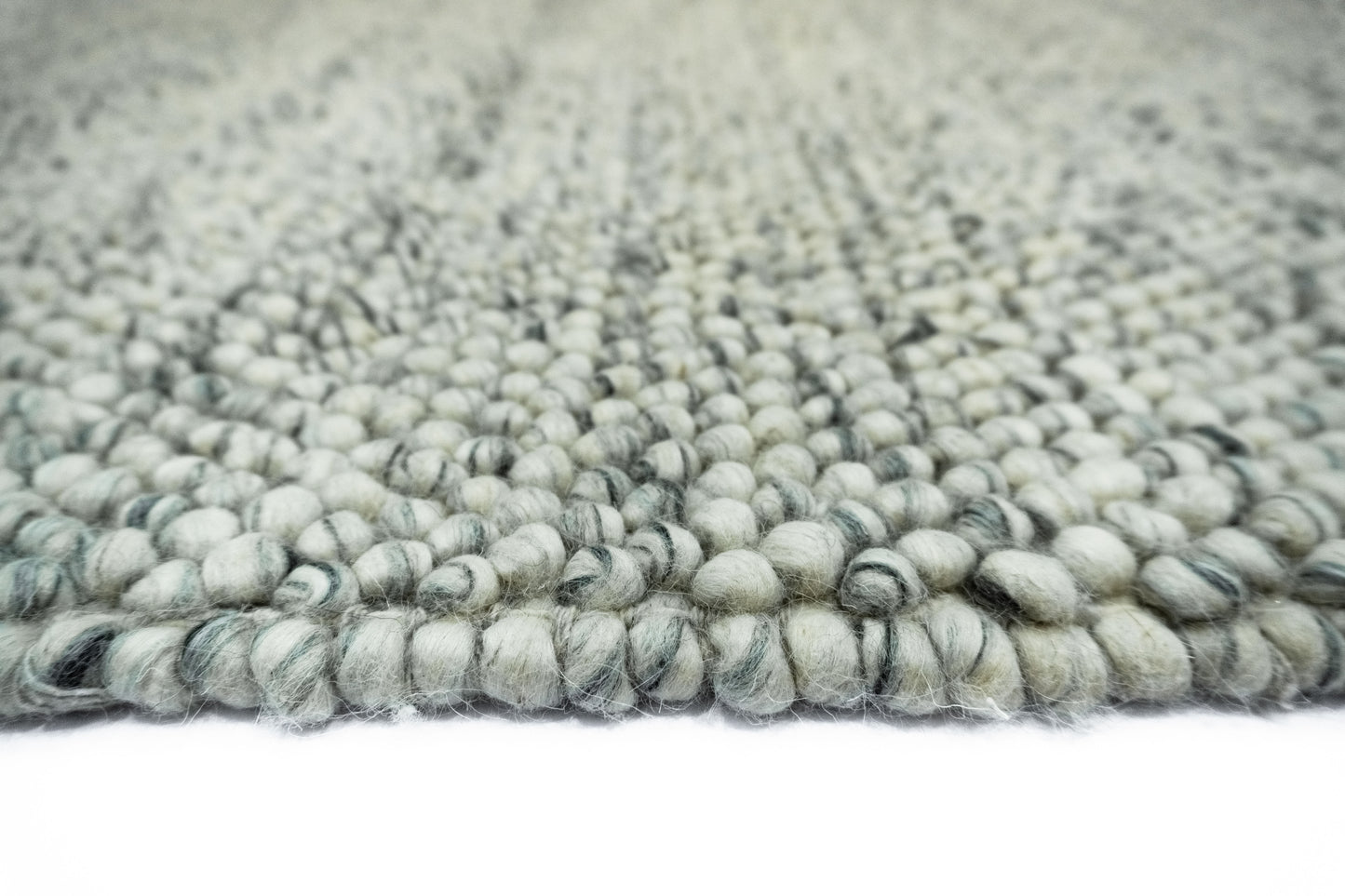 Pave 8502 Ivory Grey Cornerstone Hand Knotted Area Rug - KAS