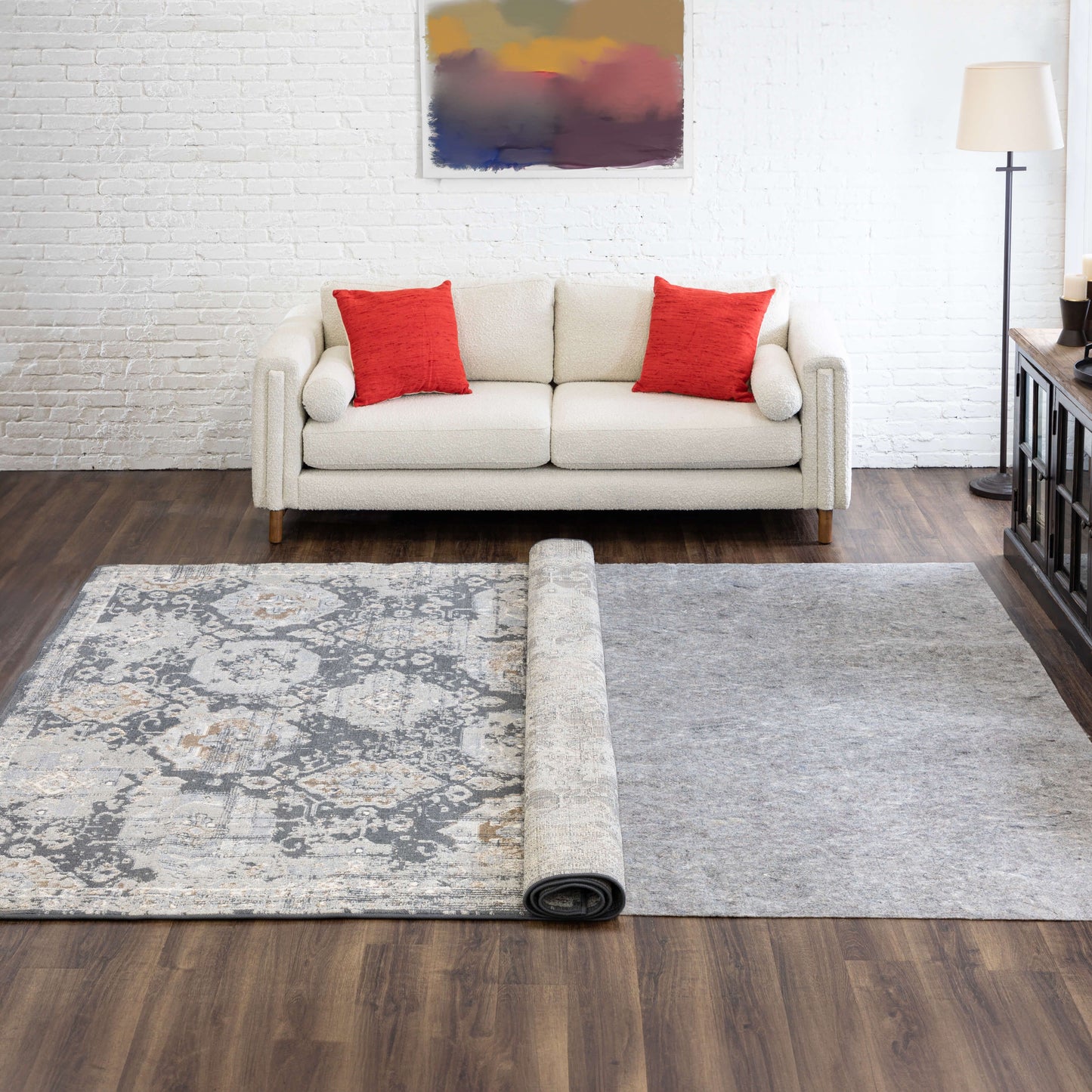 Mohawk Home Pet Proof Rug Pad Grey Rug Pad