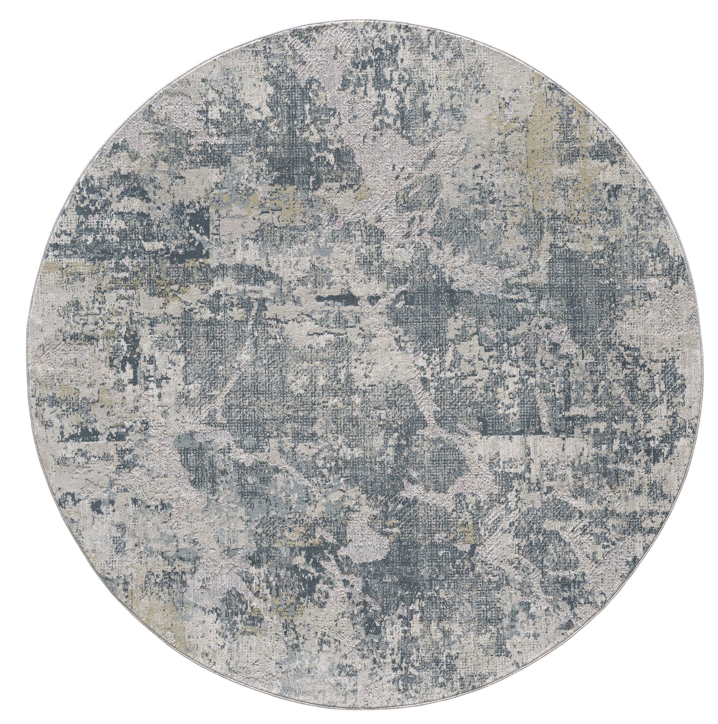 Peyton 4004 Grey Blue Palette Machine Woven Performance Area Rug - KAS