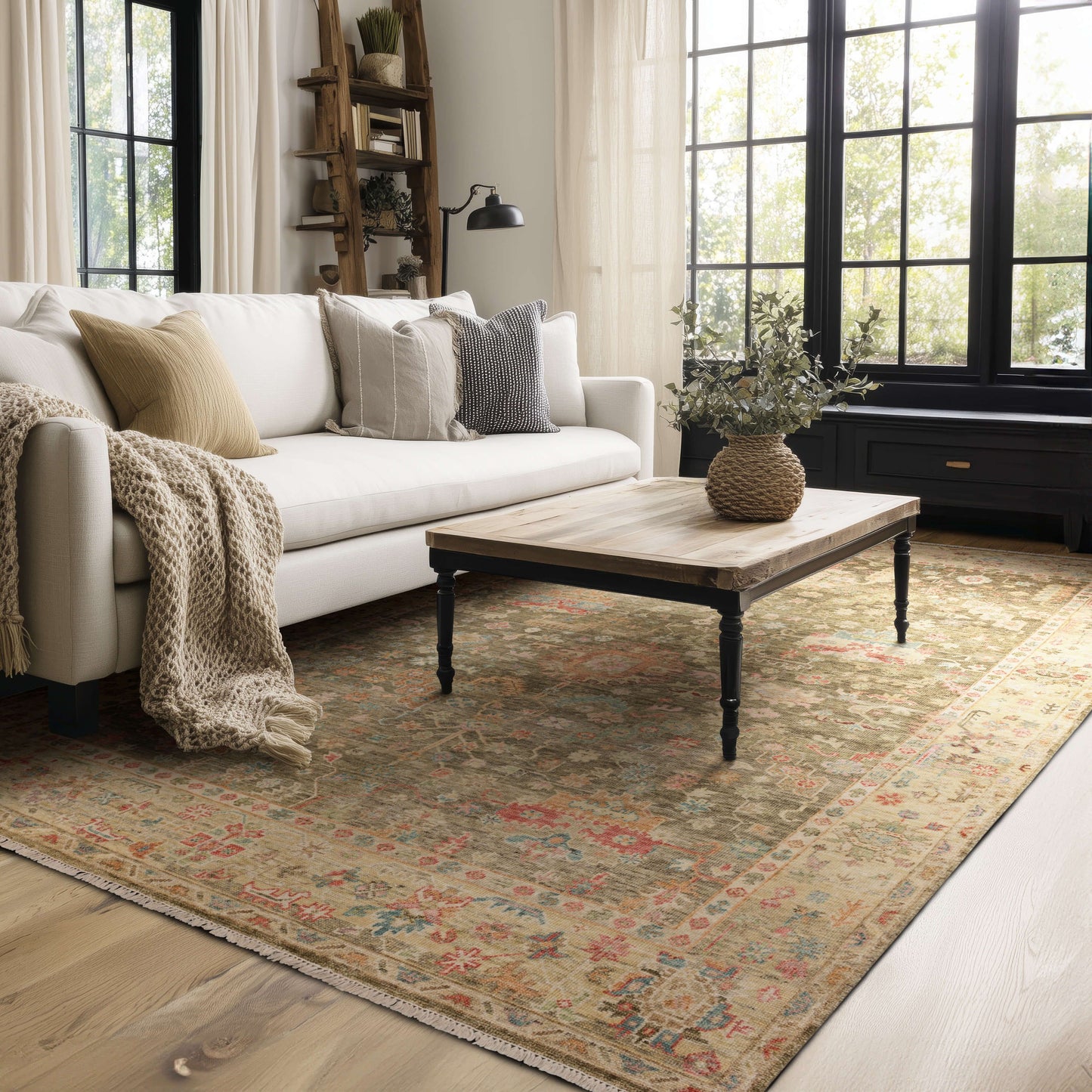 Prasann Charcoal Area Rug - Karastan