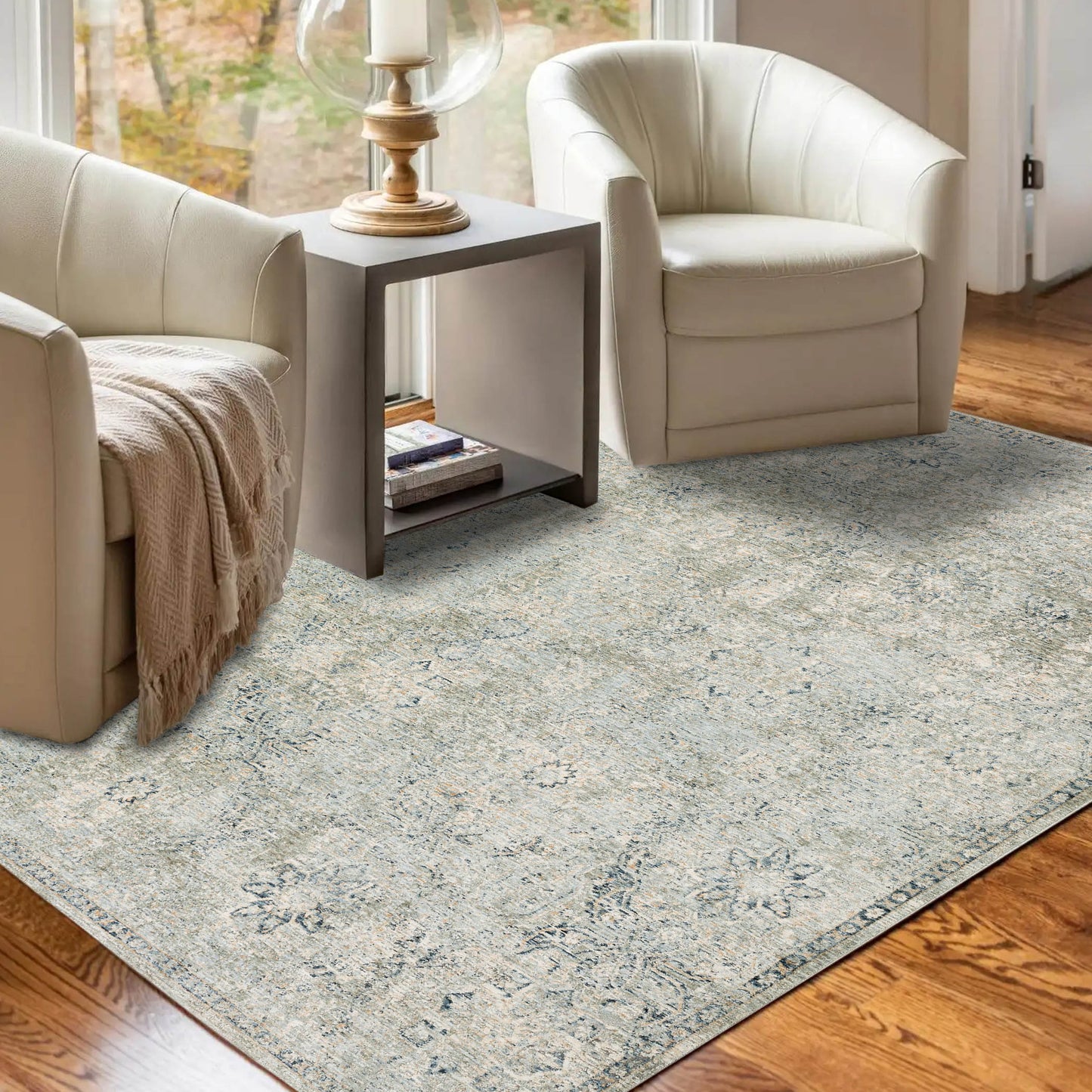 Machine Made Regal RG4 Sky - Dalyn Rugs