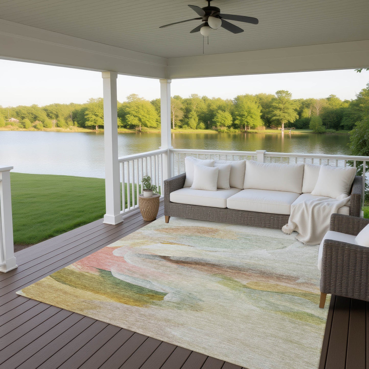 Machine Made Ravenna RN11 Linen - Dalyn Rugs