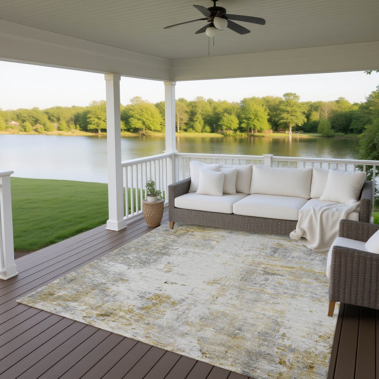 Machine Made Ravenna RN1 Taupe - Dalyn Rugs