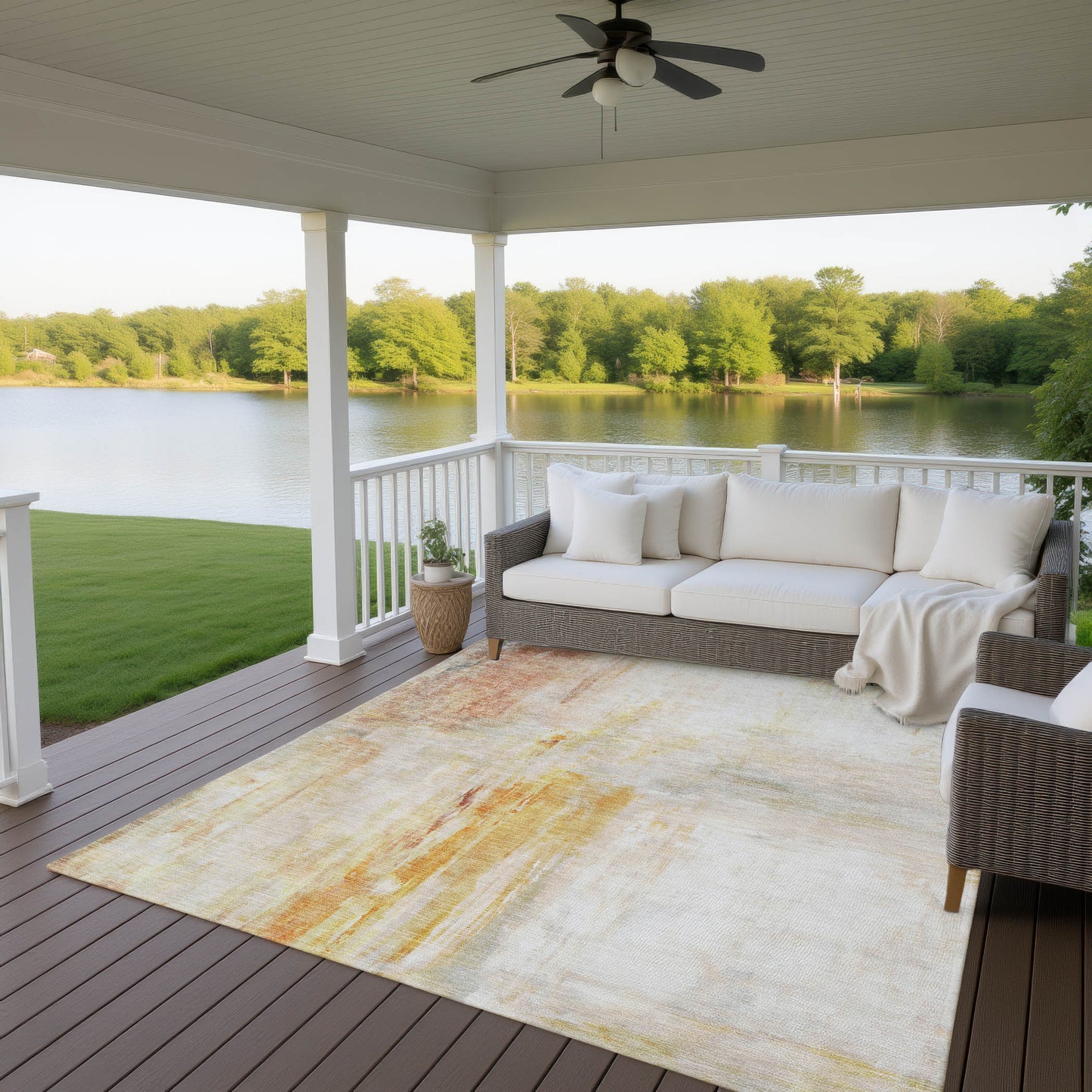 Machine Made Ravenna RN2 Paprika - Dalyn Rugs