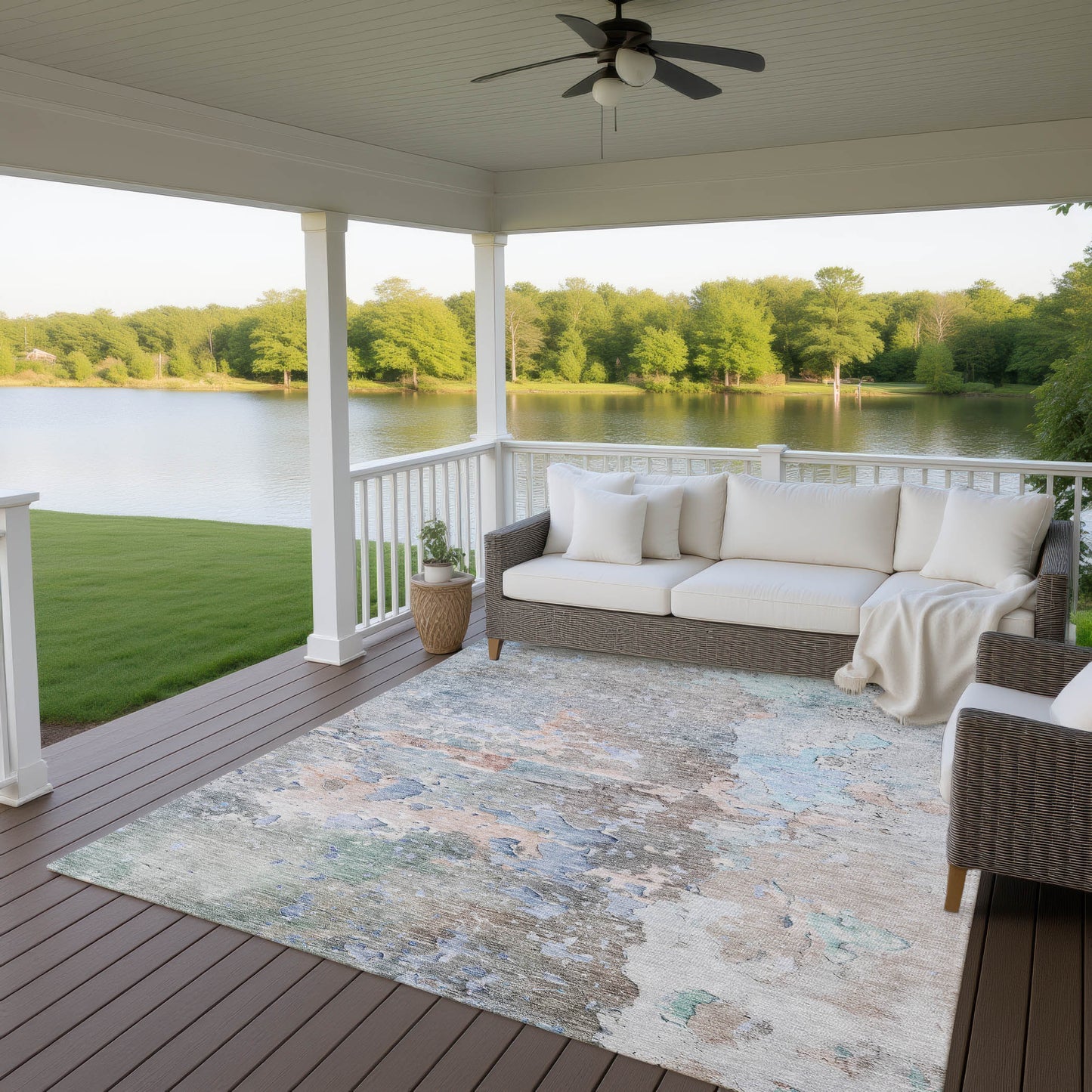 Machine Made Ravenna RN3 Taupe - Dalyn Rugs