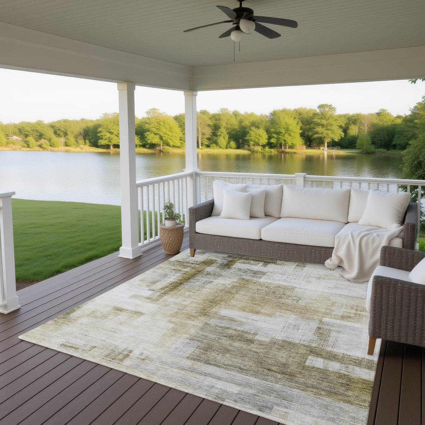 Machine Made Ravenna RN6 Taupe - Dalyn Rugs