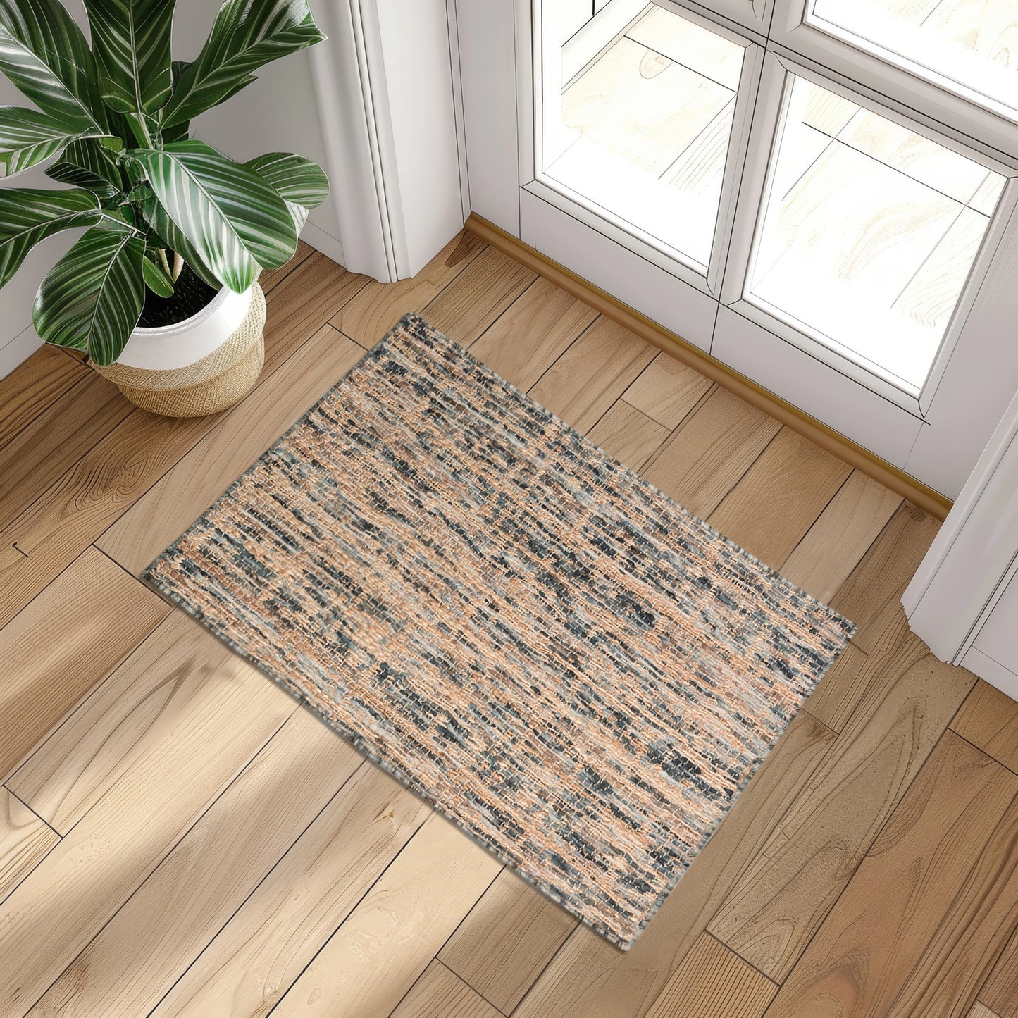 Hand Loomed Sahara SA1 Charcoal - Dalyn Rugs