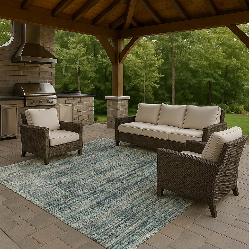 Machine Made Solace SL3 Teal - Dalyn Rugs