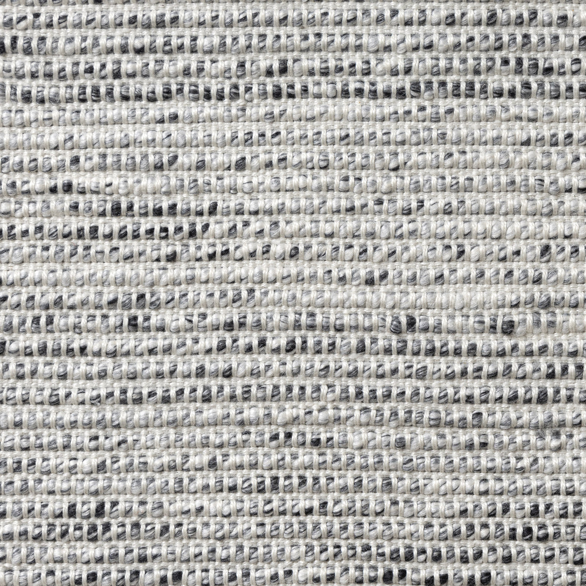 Silver/Ivory Contemporary Solid Hand-Woven Polyester Indoor Area Rug - color swatch
